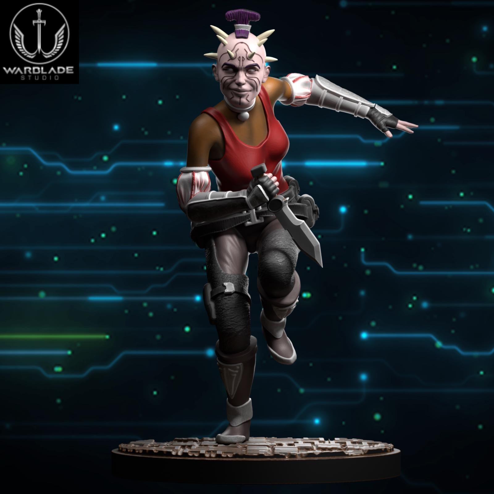 Sugi - Fan Art (40mm miniature - sculpted by Warblade Studios)