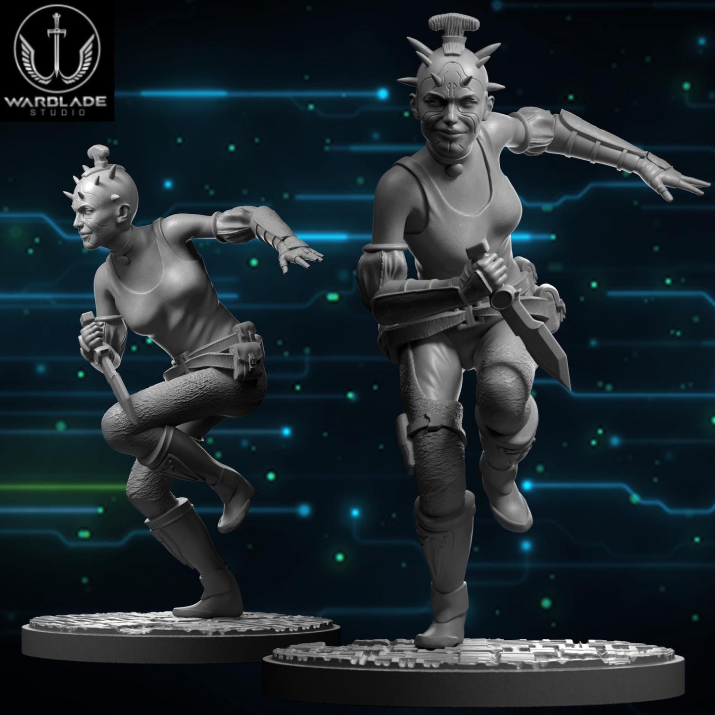 Sugi - Fan Art (40mm miniature - sculpted by Warblade Studios)