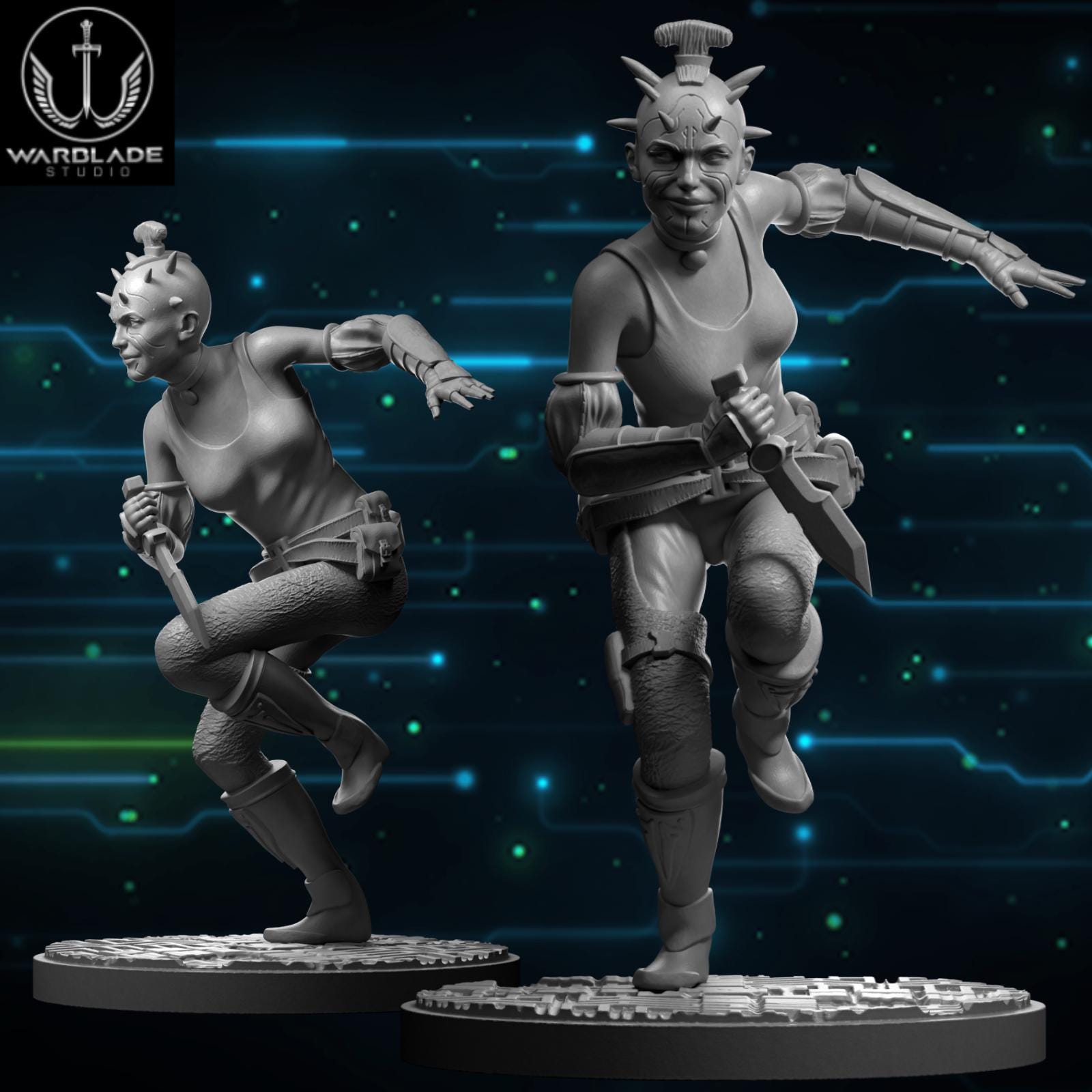Sugi - Fan Art (40mm miniature - sculpted by Warblade Studios)