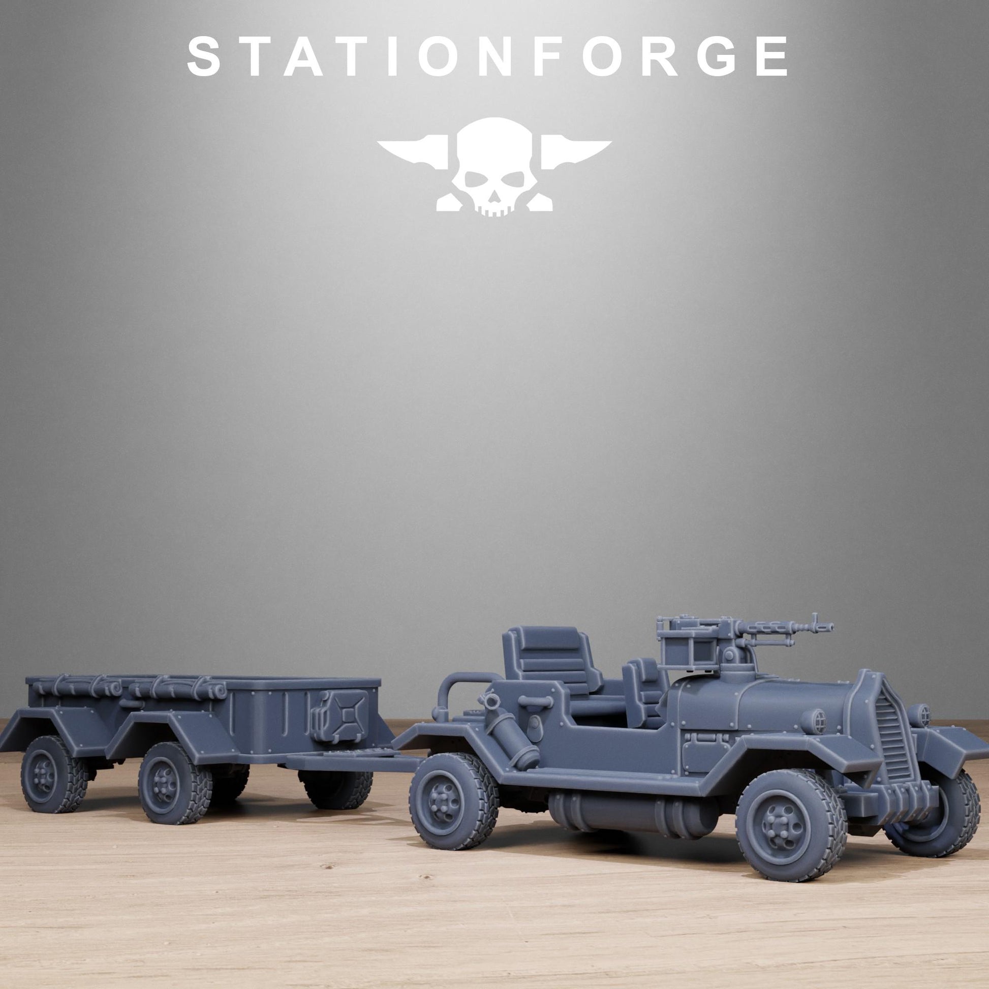 Grim Guard Support Vehicles (sculpted by Stationforge)