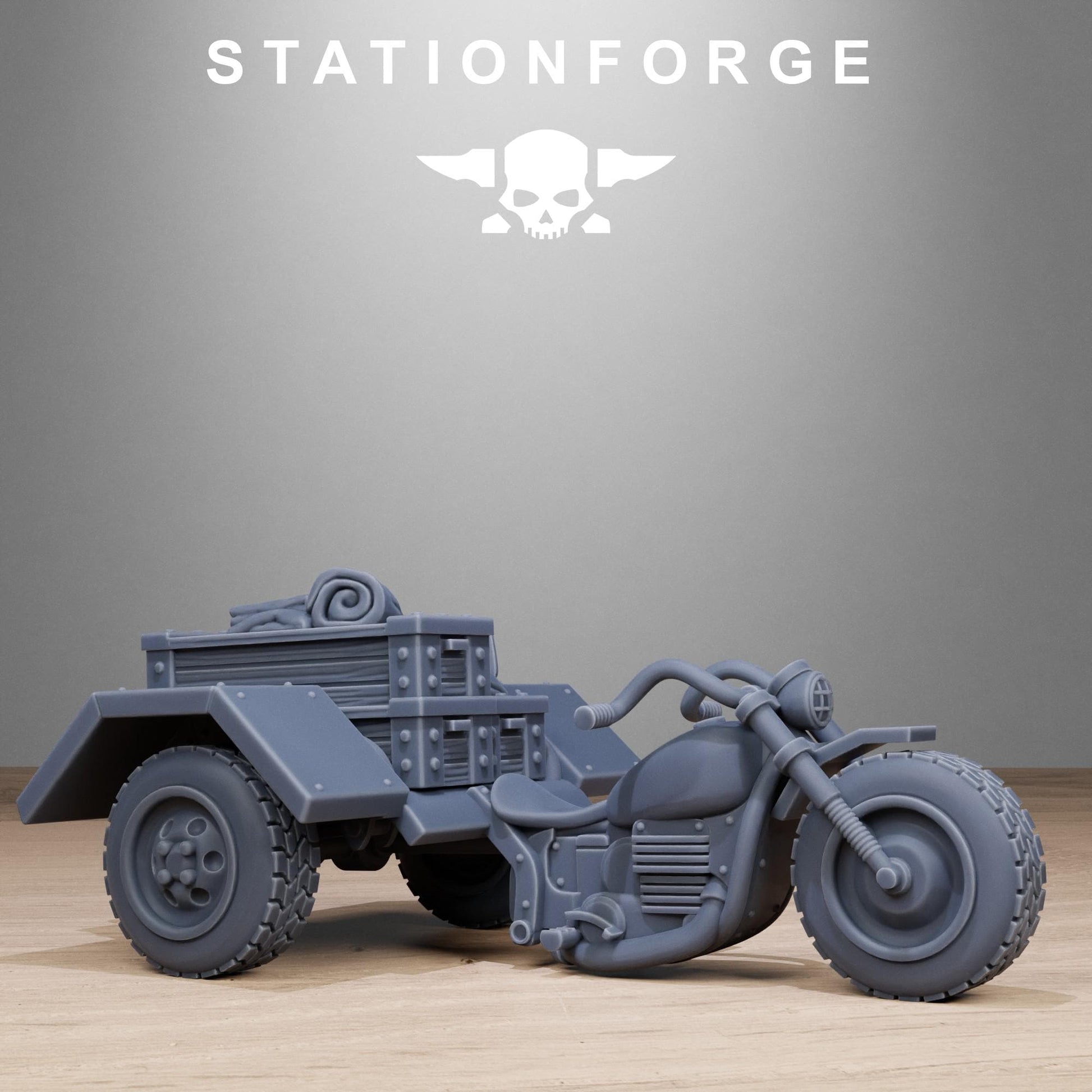 Grim Guard Support Vehicles (sculpted by Stationforge)