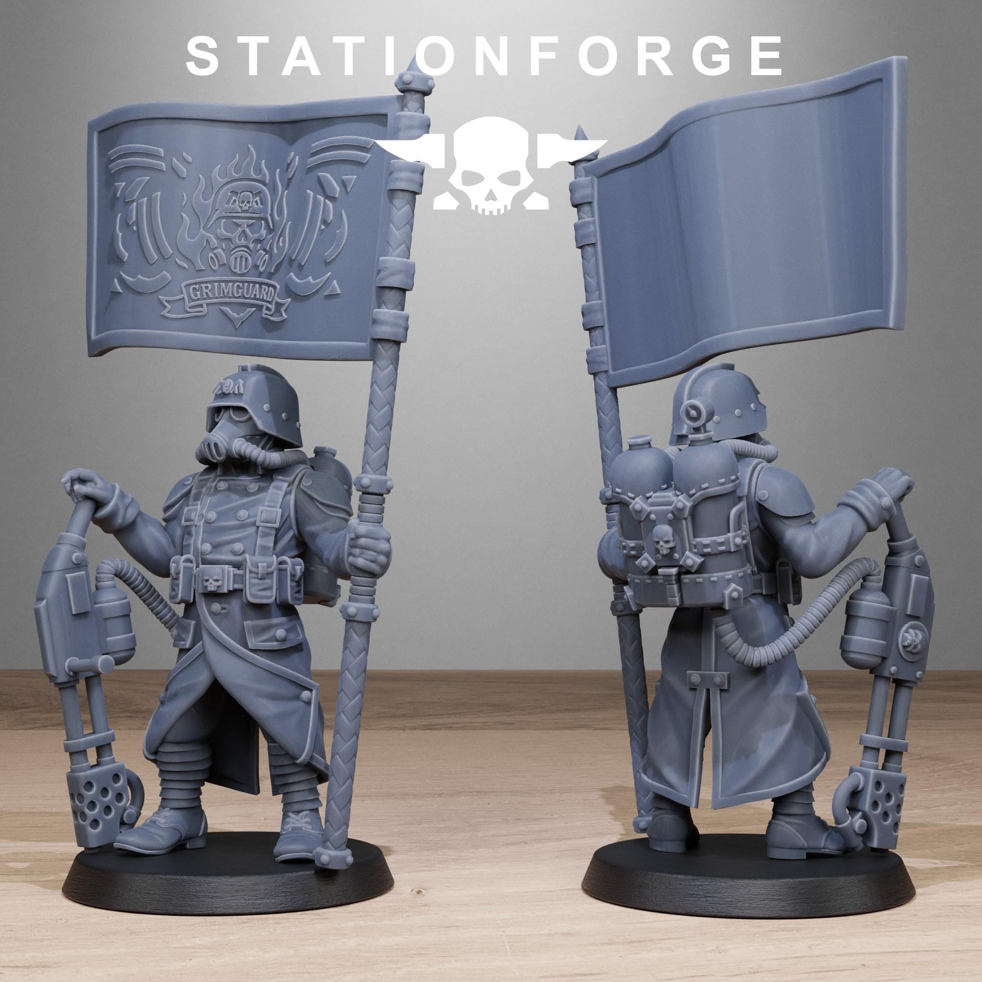 Grim Guard Flamers - set of 10 (sculpted by Stationforge)