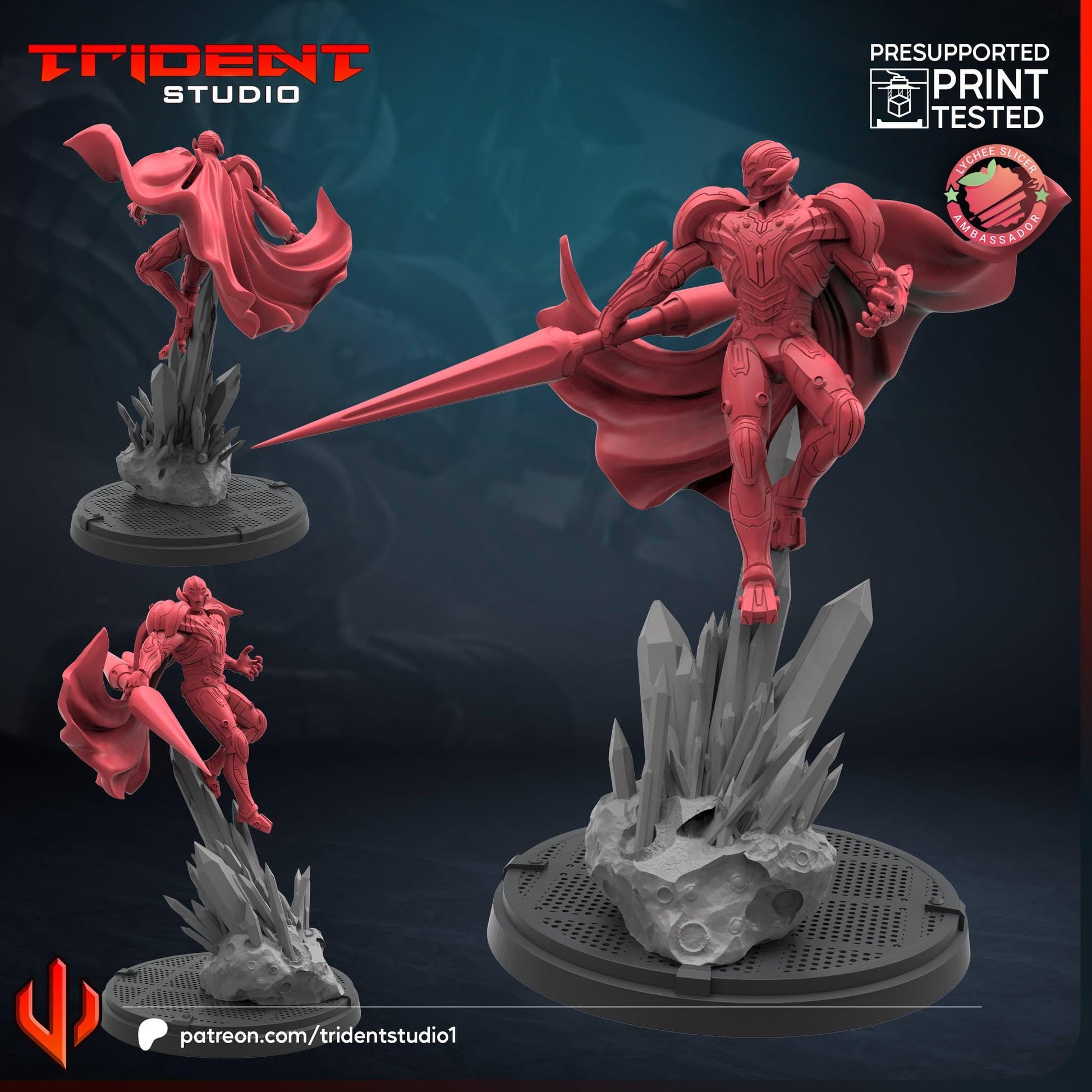 Infinity Ultron (Fan art sculpted by Trident Studio) (Crisis Protocol Proxy/Alternative)