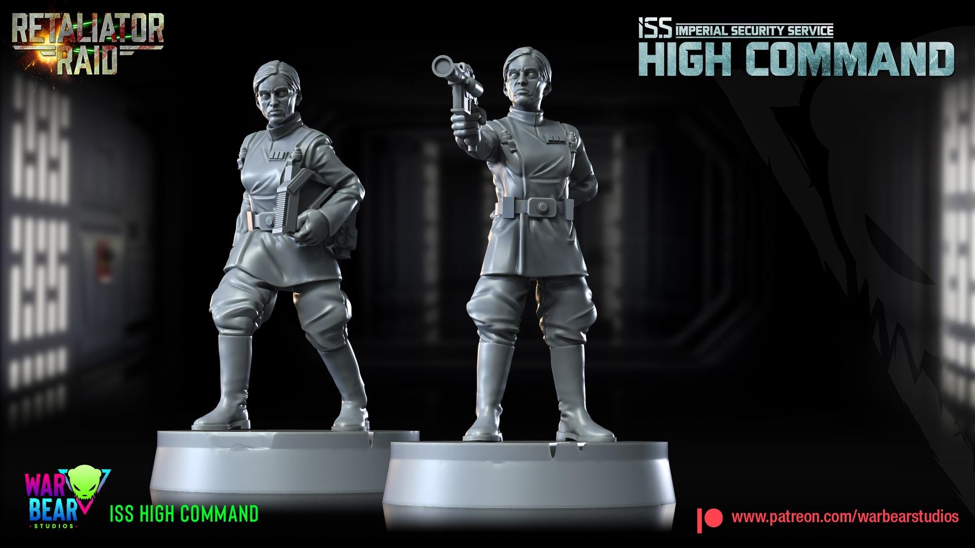 ISS High Command - Retaliator Raid (Sculpted by War Bear Studios)