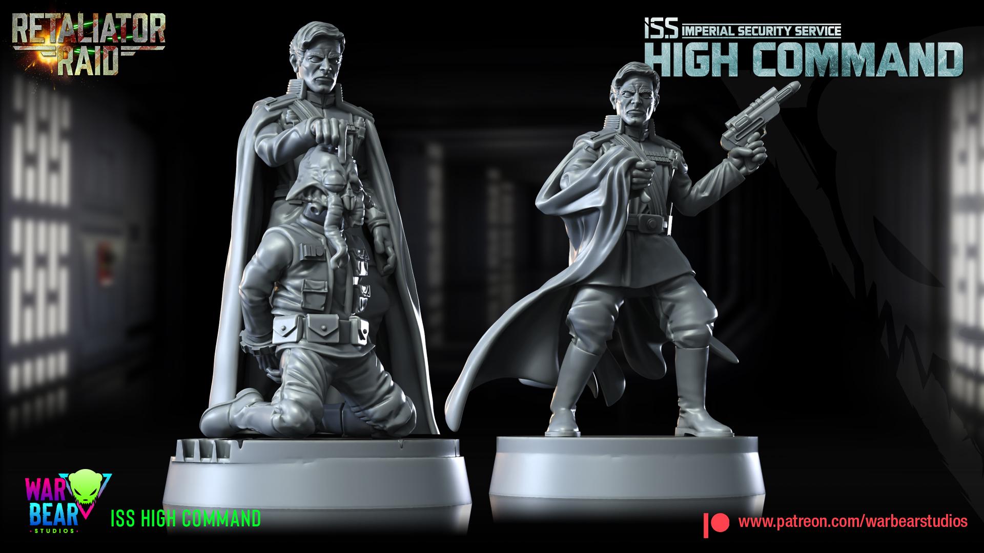 ISS High Command - Retaliator Raid (Sculpted by War Bear Studios)