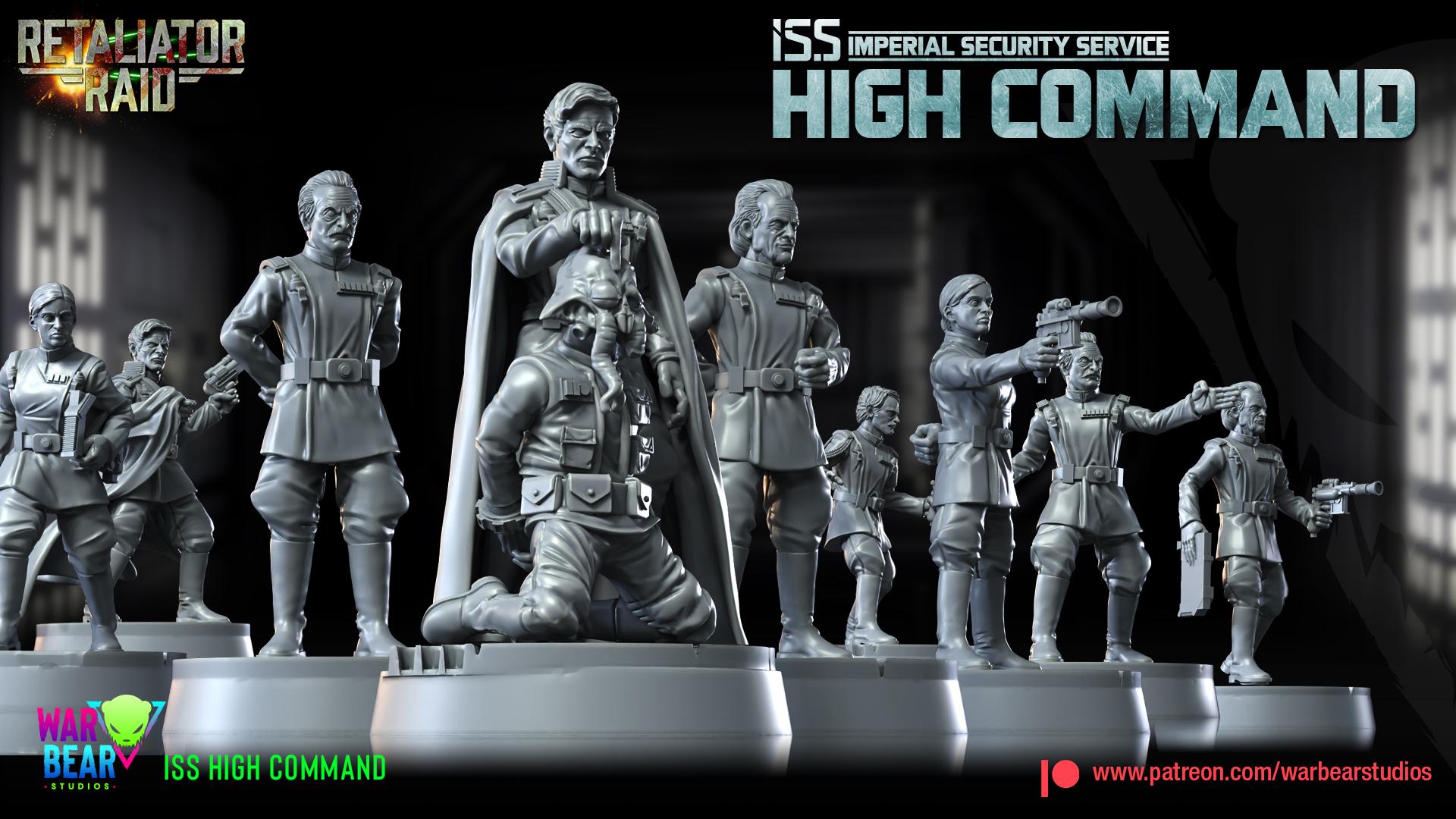 ISS High Command - Retaliator Raid (Sculpted by War Bear Studios)