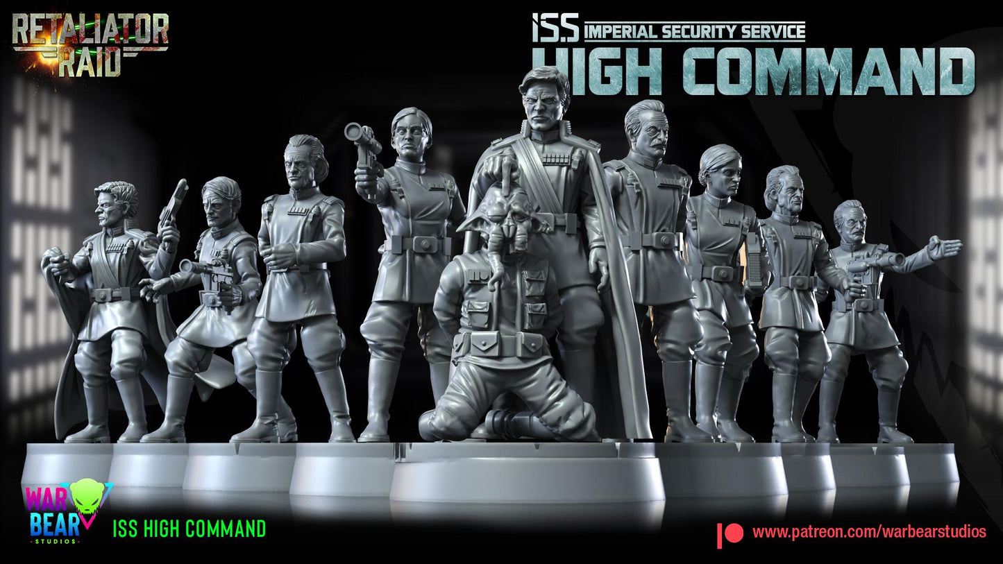 ISS High Command - Retaliator Raid (Sculpted by War Bear Studios)