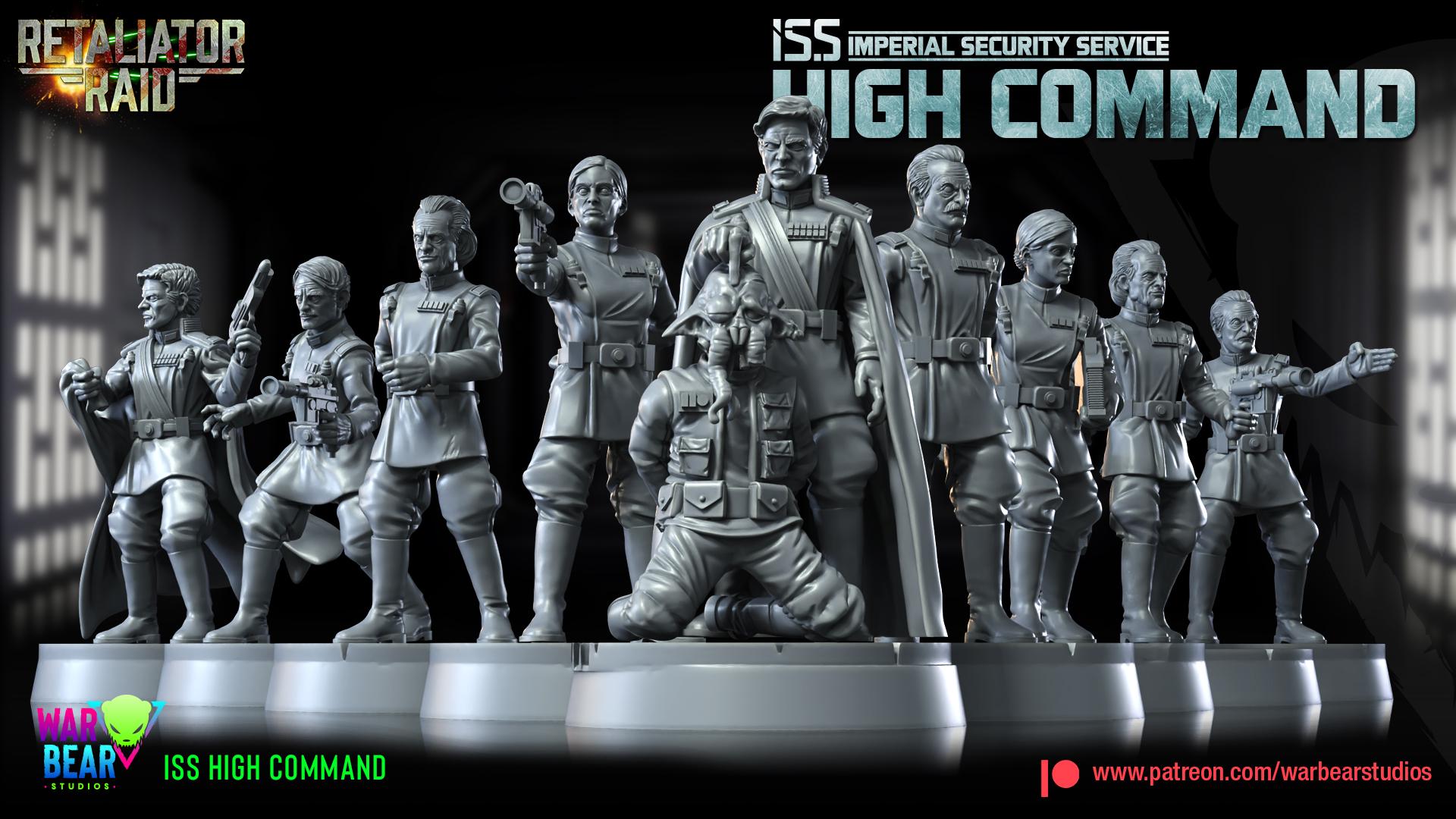 ISS High Command - Retaliator Raid (Sculpted by War Bear Studios)