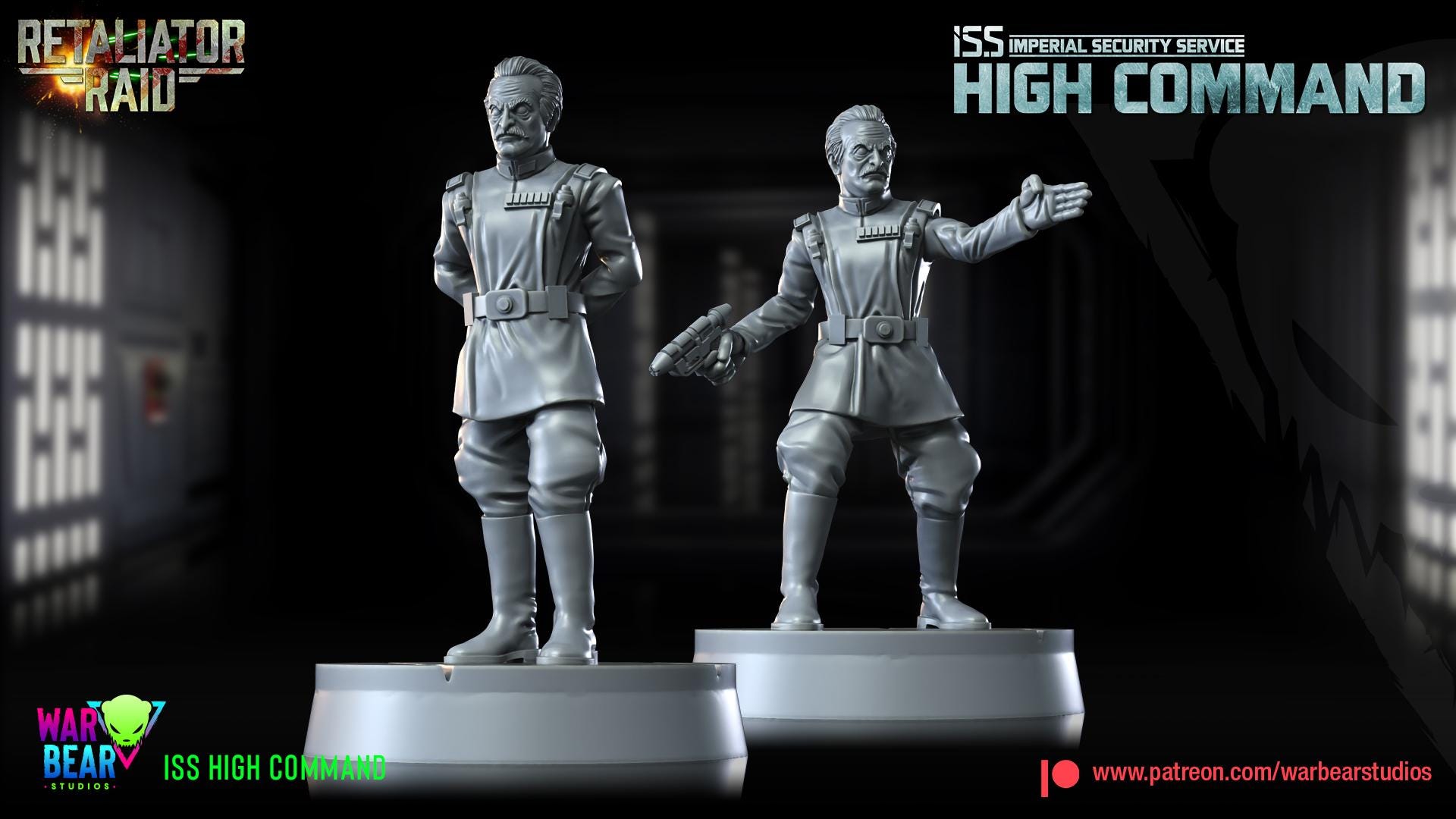 ISS High Command - Retaliator Raid (Sculpted by War Bear Studios)