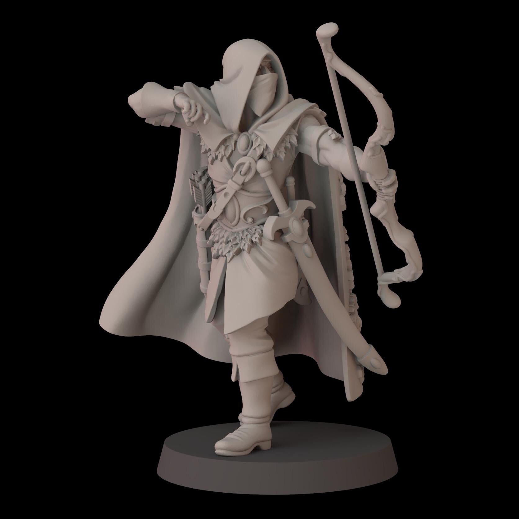 Wood Elf Scout Unit - set of 5 (Sculpted by Fantasy Cult Miniatures)