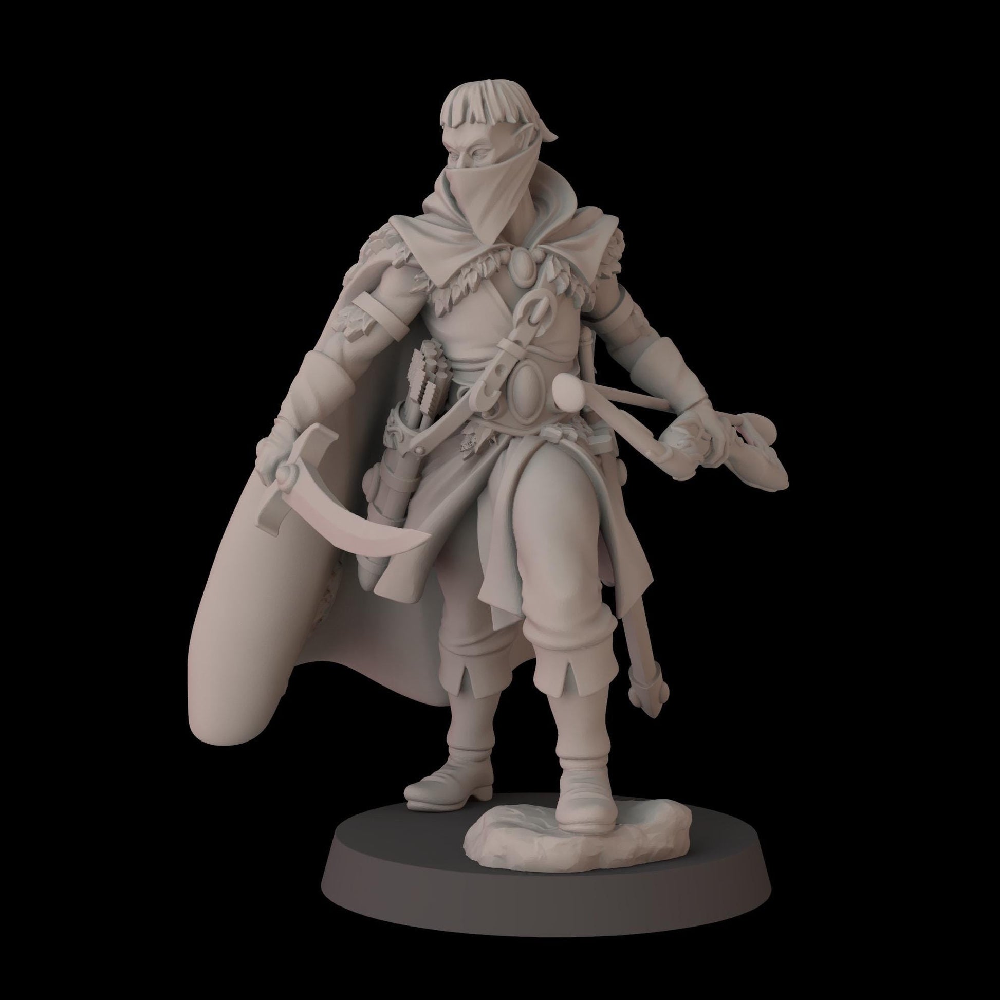 Wood Elf Scout Unit - set of 5 (Sculpted by Fantasy Cult Miniatures)