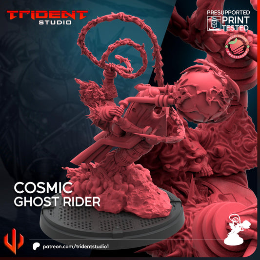 Cosmic Ghost Rider (Fan art sculpted by Trident Studio) (Crisis Protocol Proxy/Alternative)