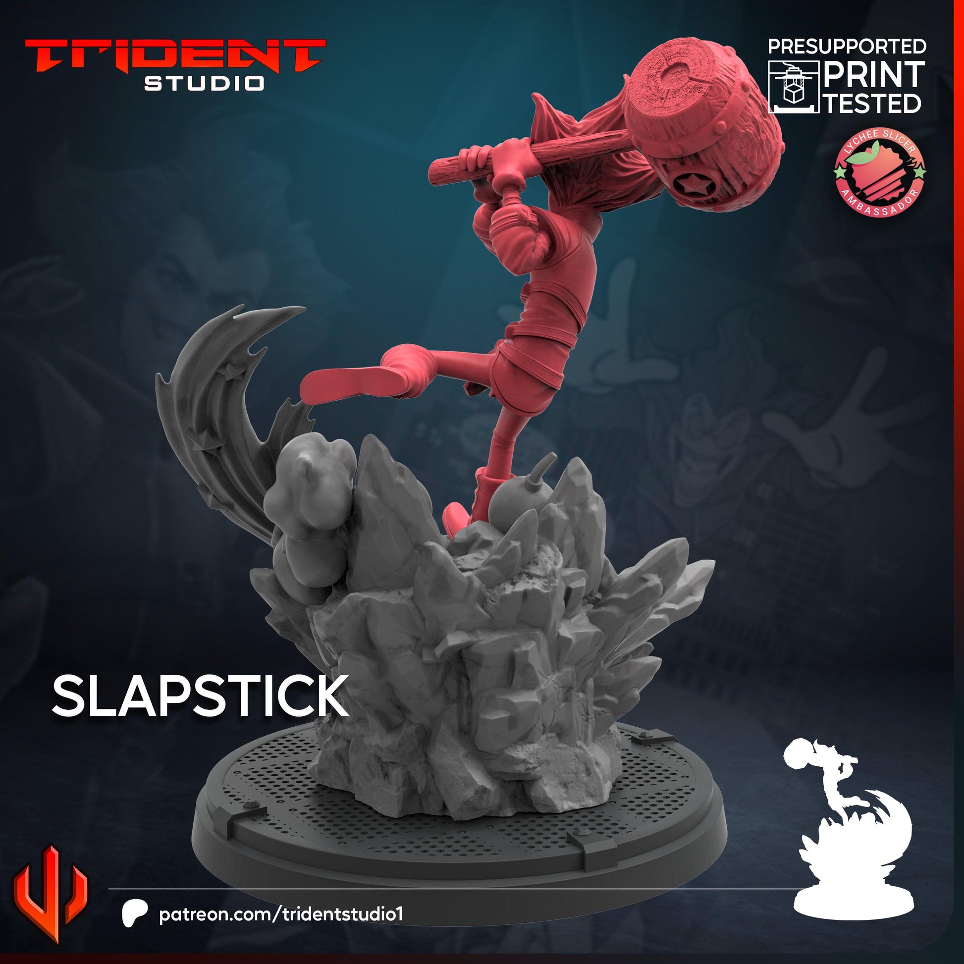 Slapstick (Fan art sculpted by Trident Studio) (Crisis Protocol Proxy/Alternative)
