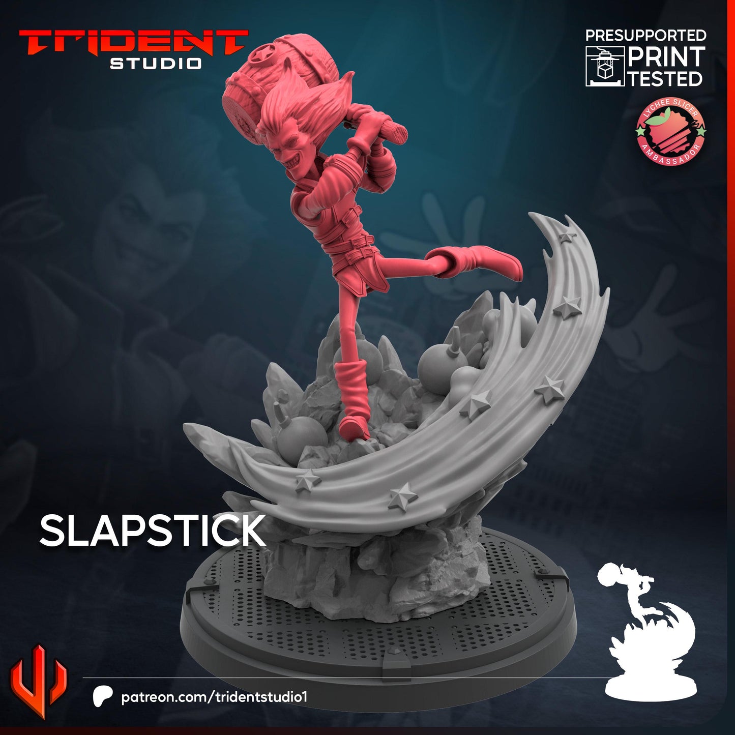 Slapstick (Fan art sculpted by Trident Studio) (Crisis Protocol Proxy/Alternative)