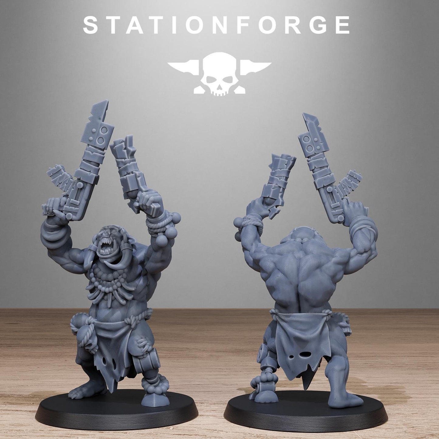 Orkaz Tribal Infantry - set of 10 (sculpted by Stationforge)