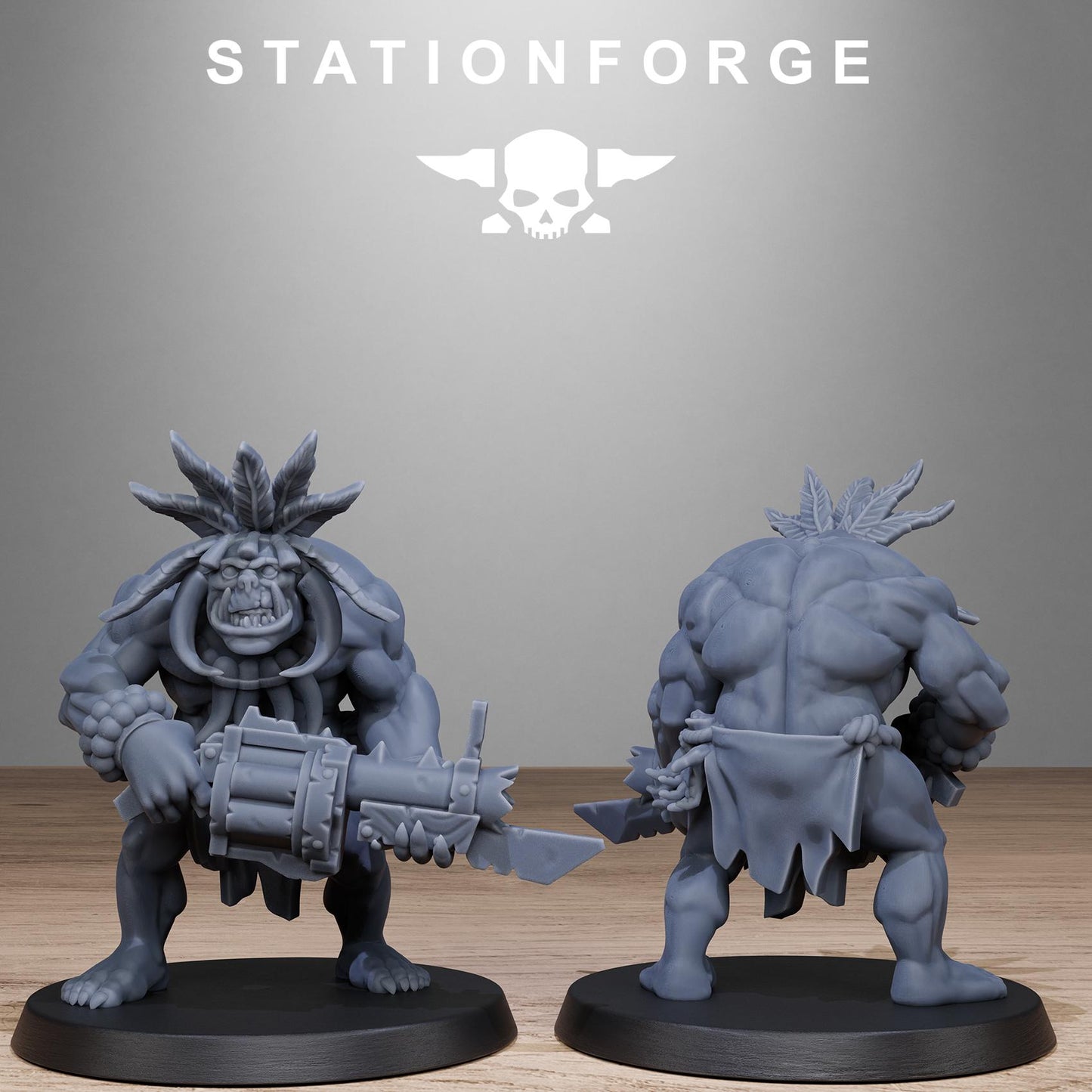 Orkaz Tribal Infantry - set of 10 (sculpted by Stationforge)