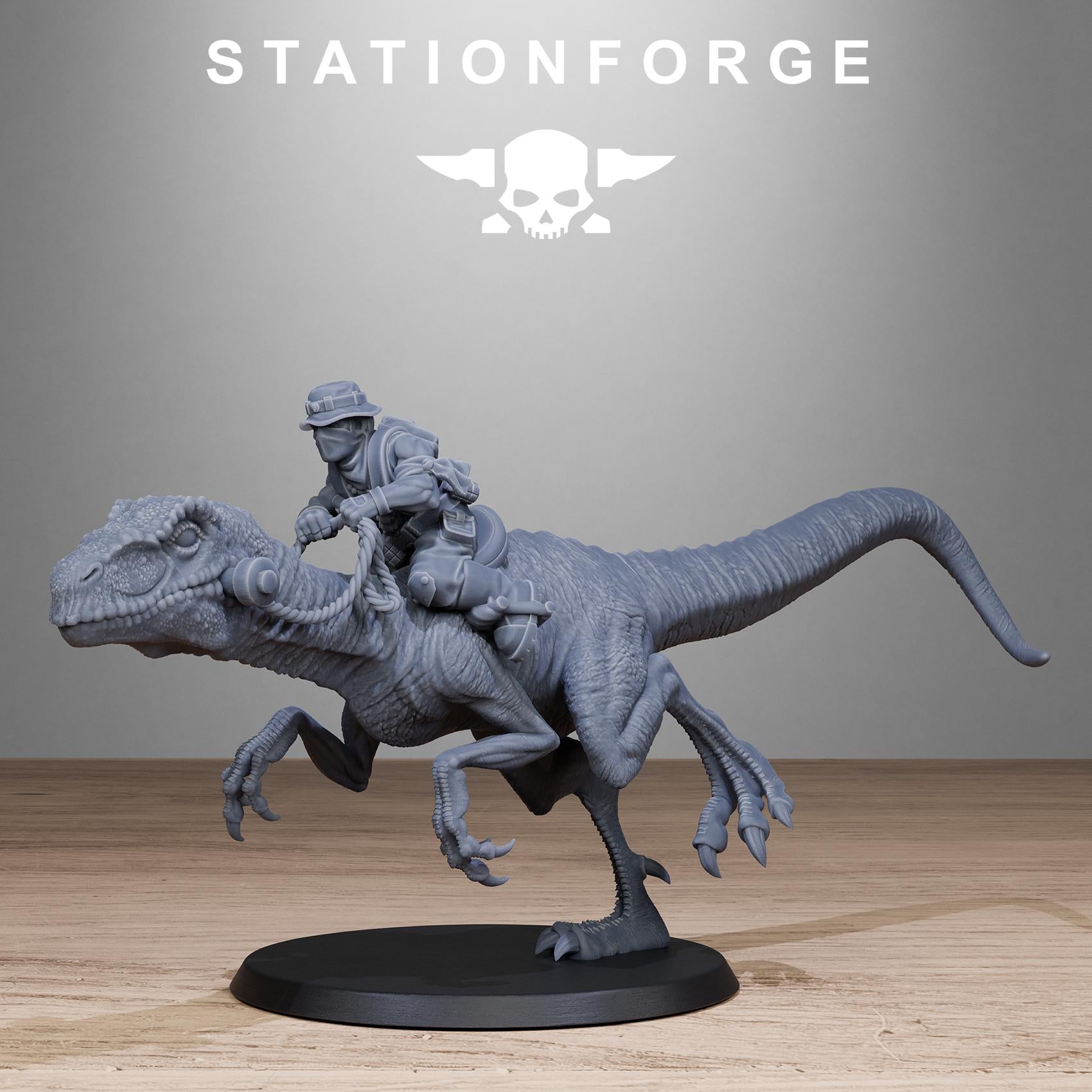 Grim Guard Jungle Raptors (sculpted by Stationforge)