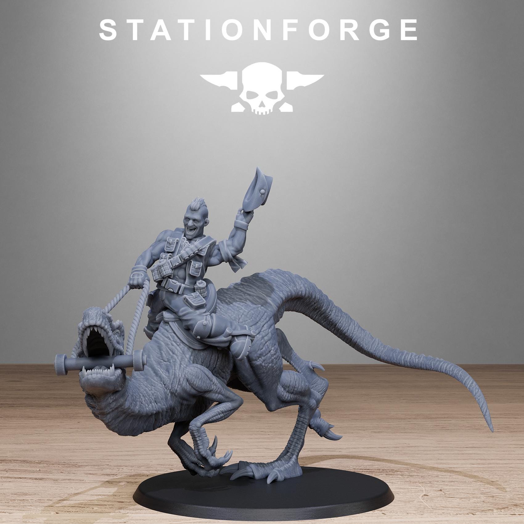 Grim Guard Jungle Raptors (sculpted by Stationforge)