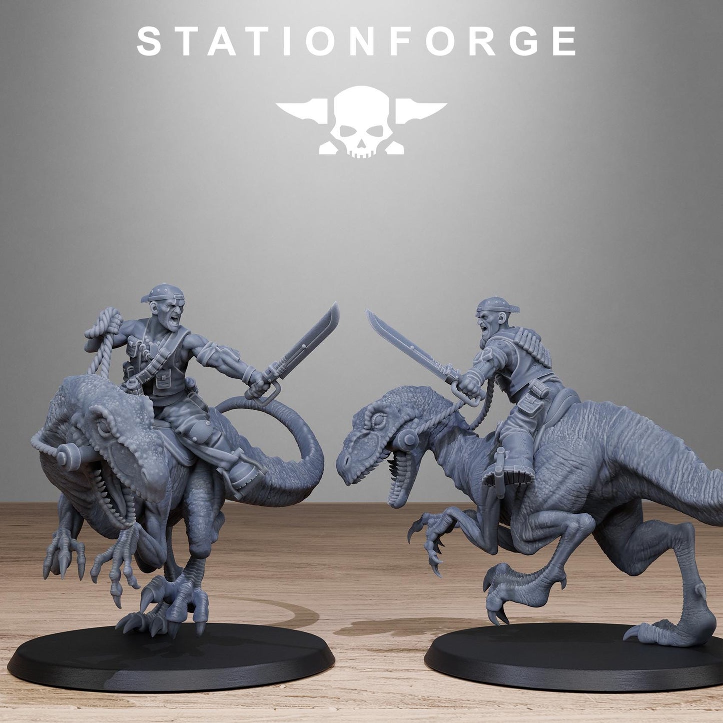 Grim Guard Jungle Raptors (sculpted by Stationforge)