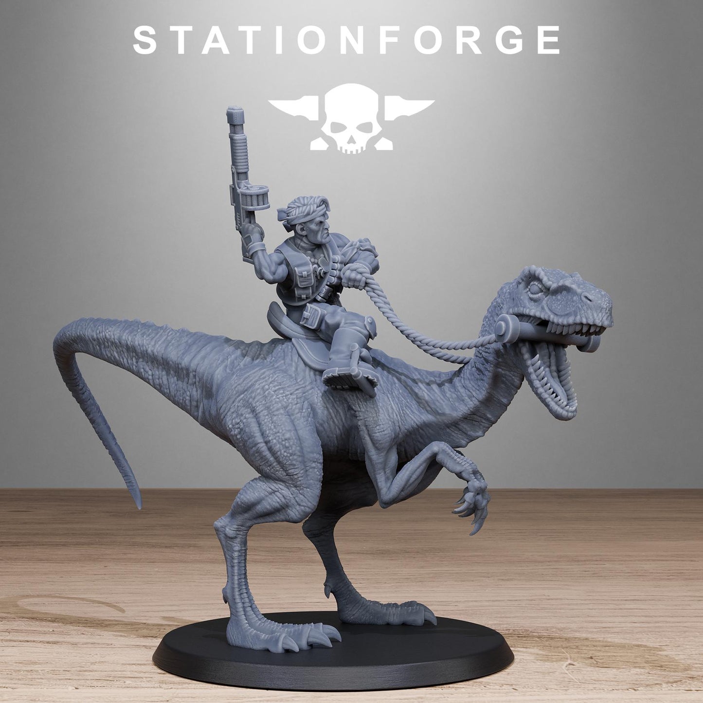 Grim Guard Jungle Raptors (sculpted by Stationforge)