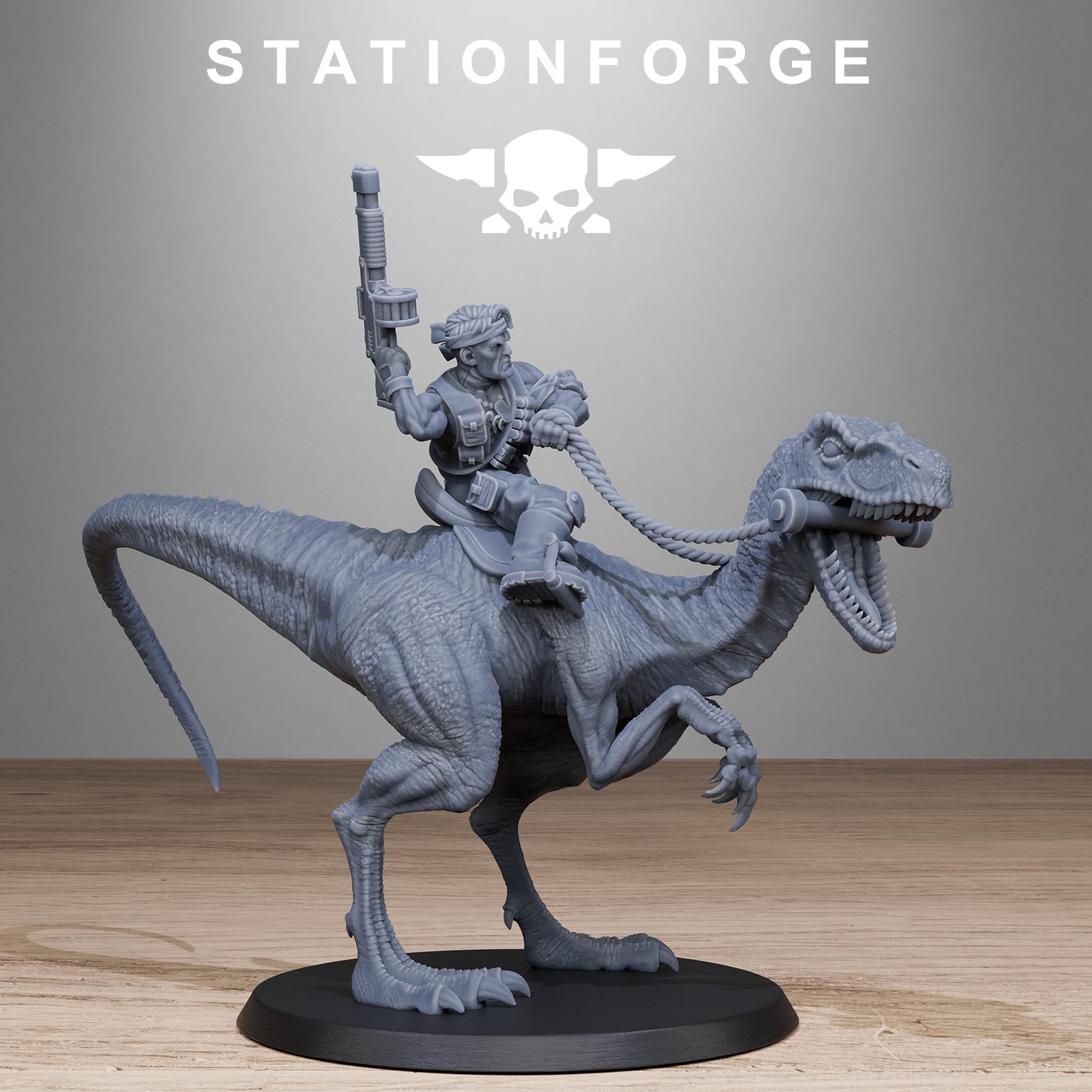Grim Guard Jungle Raptors (sculpted by Stationforge)