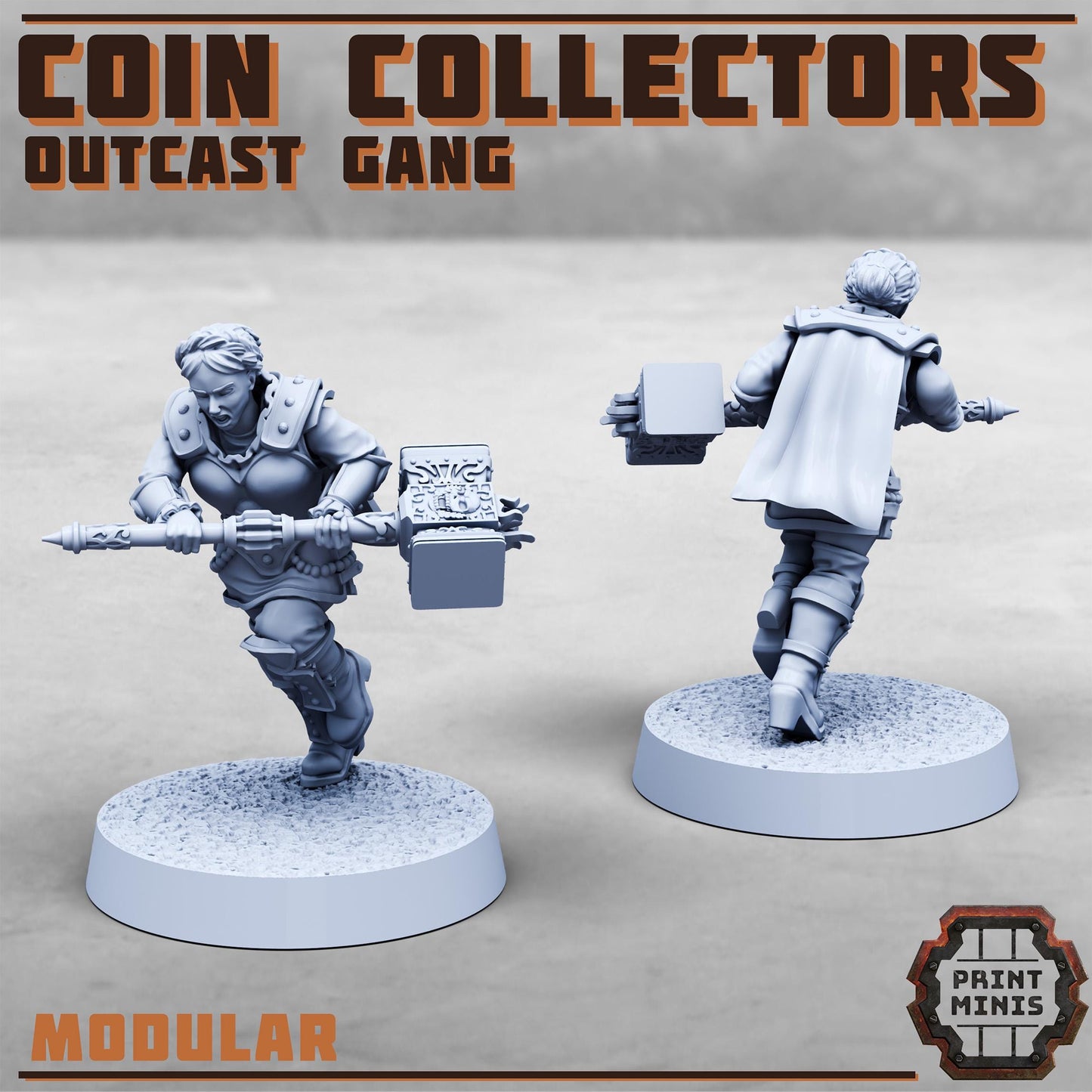 Coin Collectors - Outcast Gang (set of 10) by Print Minis