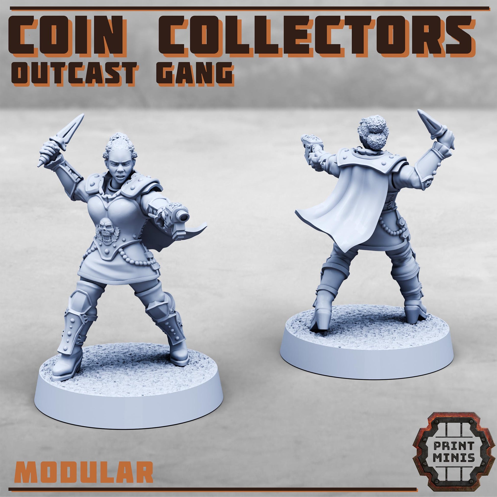 Coin Collectors - Outcast Gang (set of 10) by Print Minis