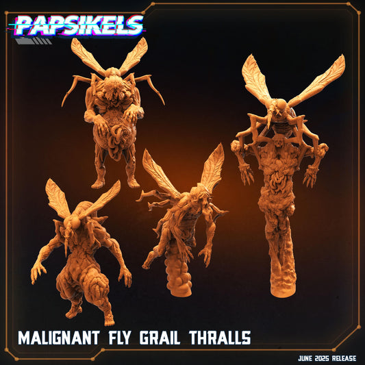 Malignant Fly Grail Thralls - set of 4 (sculpted by Papsikels)