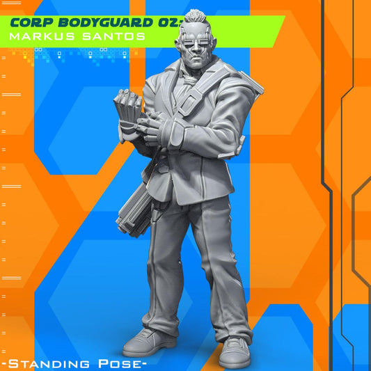 Markus Santos - Corporate Retinue (Sculpted by Jandro Miniatures)