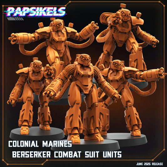 Colonial Marines Berserker Combat Suit Units (sculpted by Papsikels)