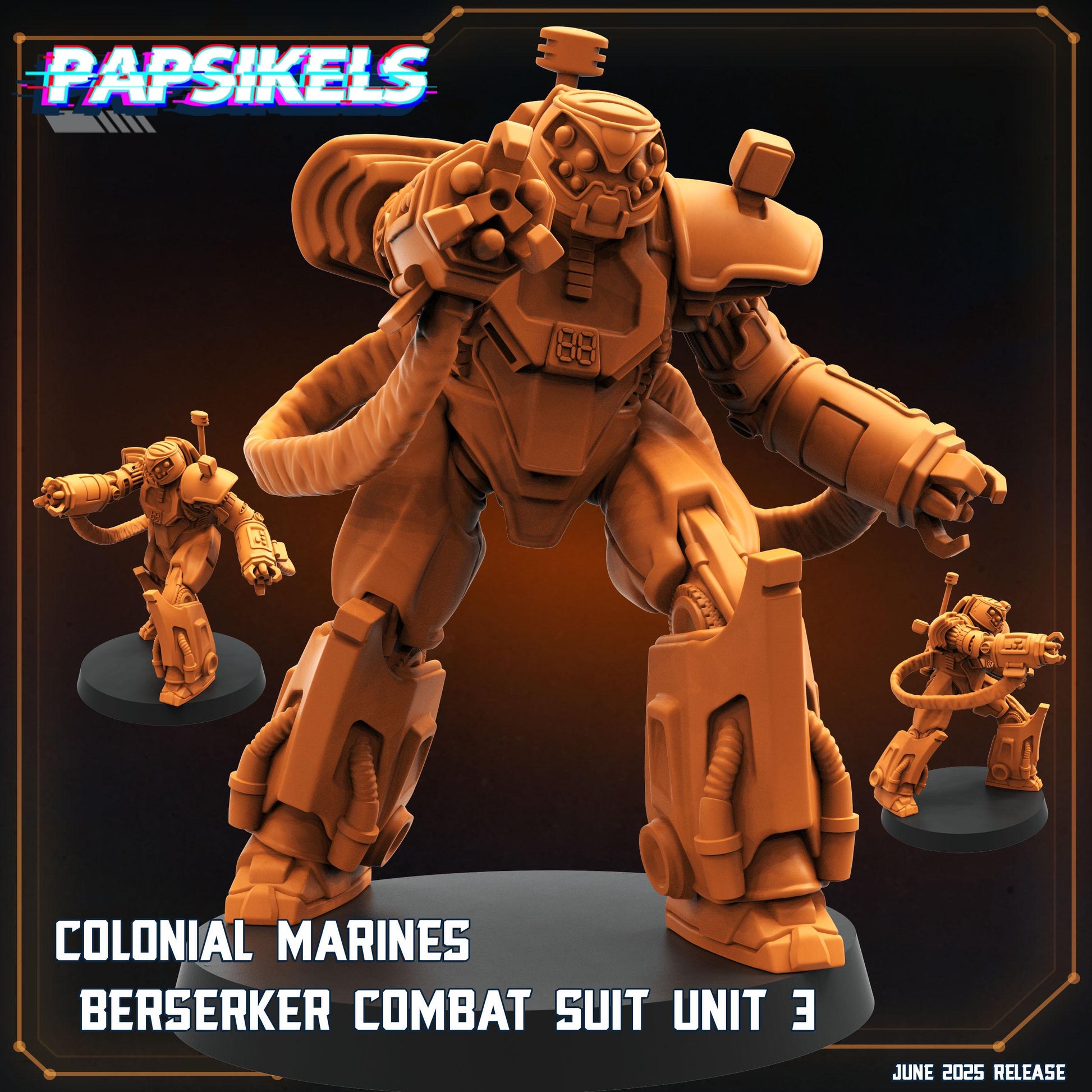 Colonial Marines Berserker Combat Suit Units (sculpted by Papsikels)