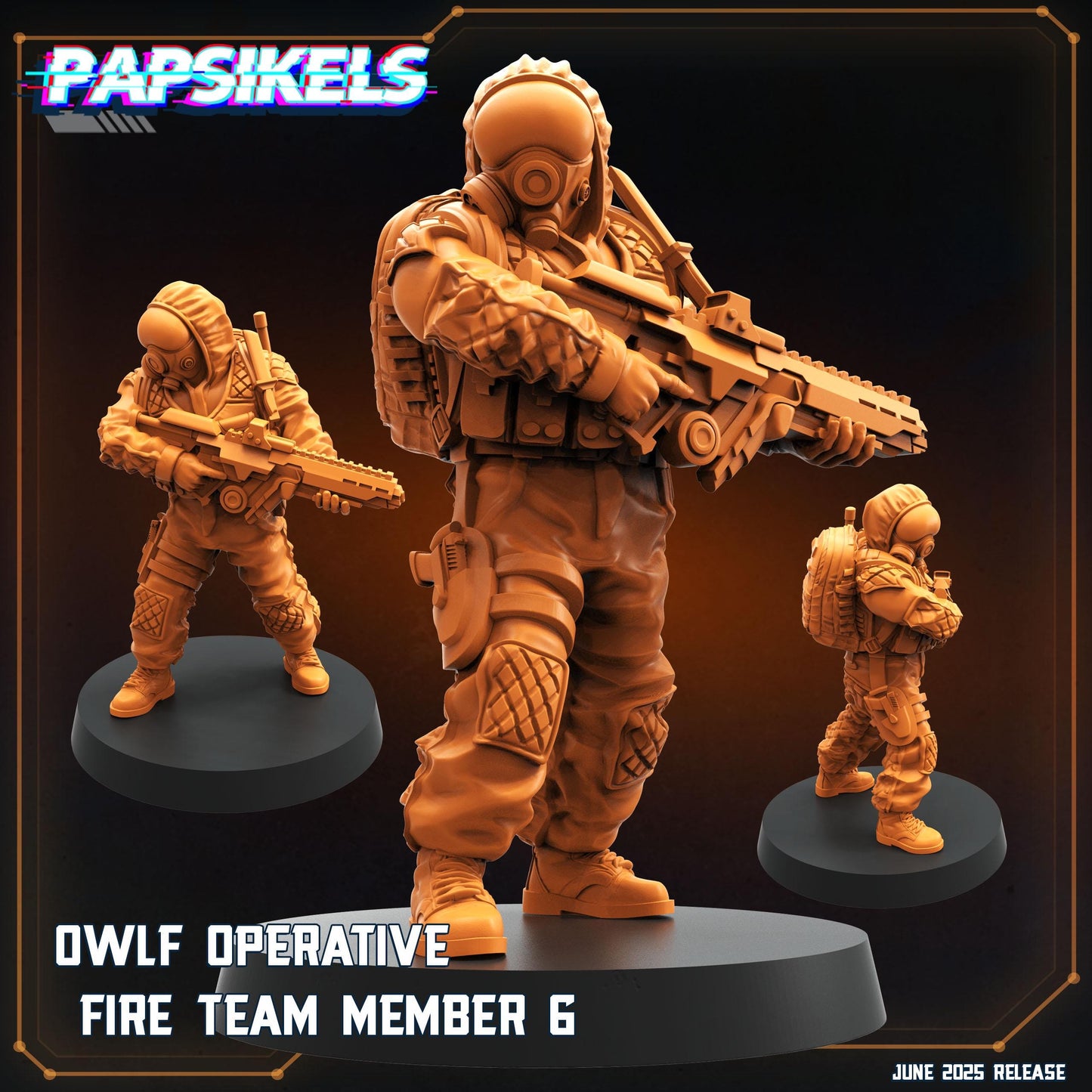 OWLF Operative Fireteam Unit - set of 7 (sculpted by Papsikels)