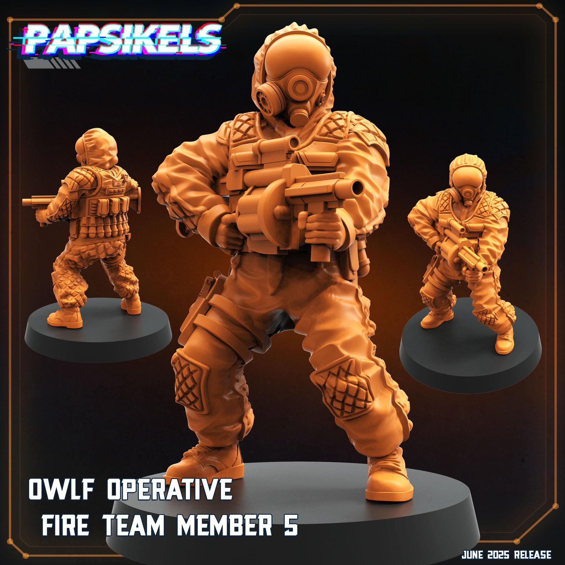 OWLF Operative Fireteam Unit - set of 7 (sculpted by Papsikels)