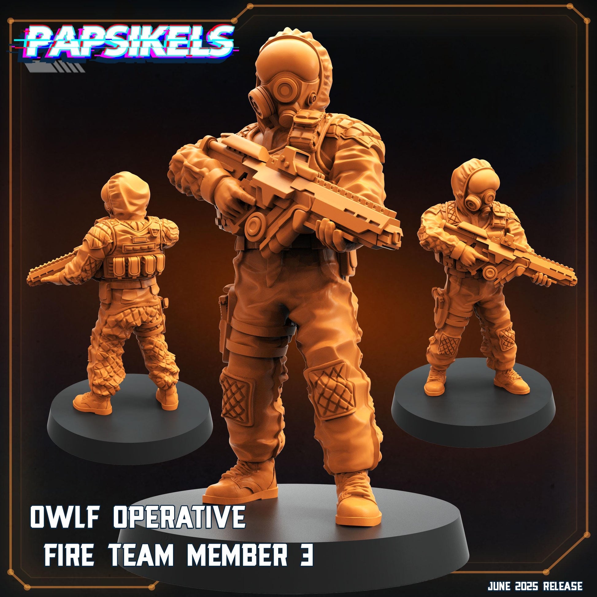 OWLF Operative Fireteam Unit - set of 7 (sculpted by Papsikels)