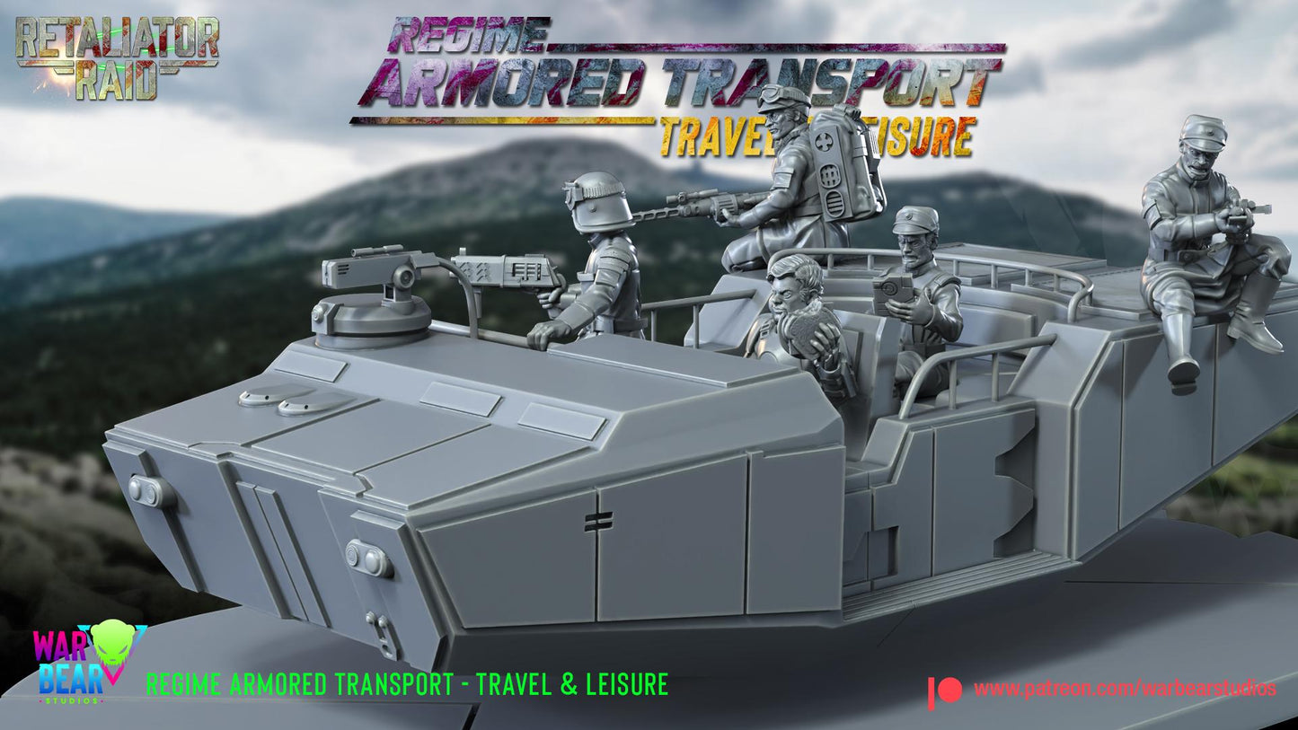 Regime Armoured Transport - Travel and Leisure (Sculpted by War Bear Studios)