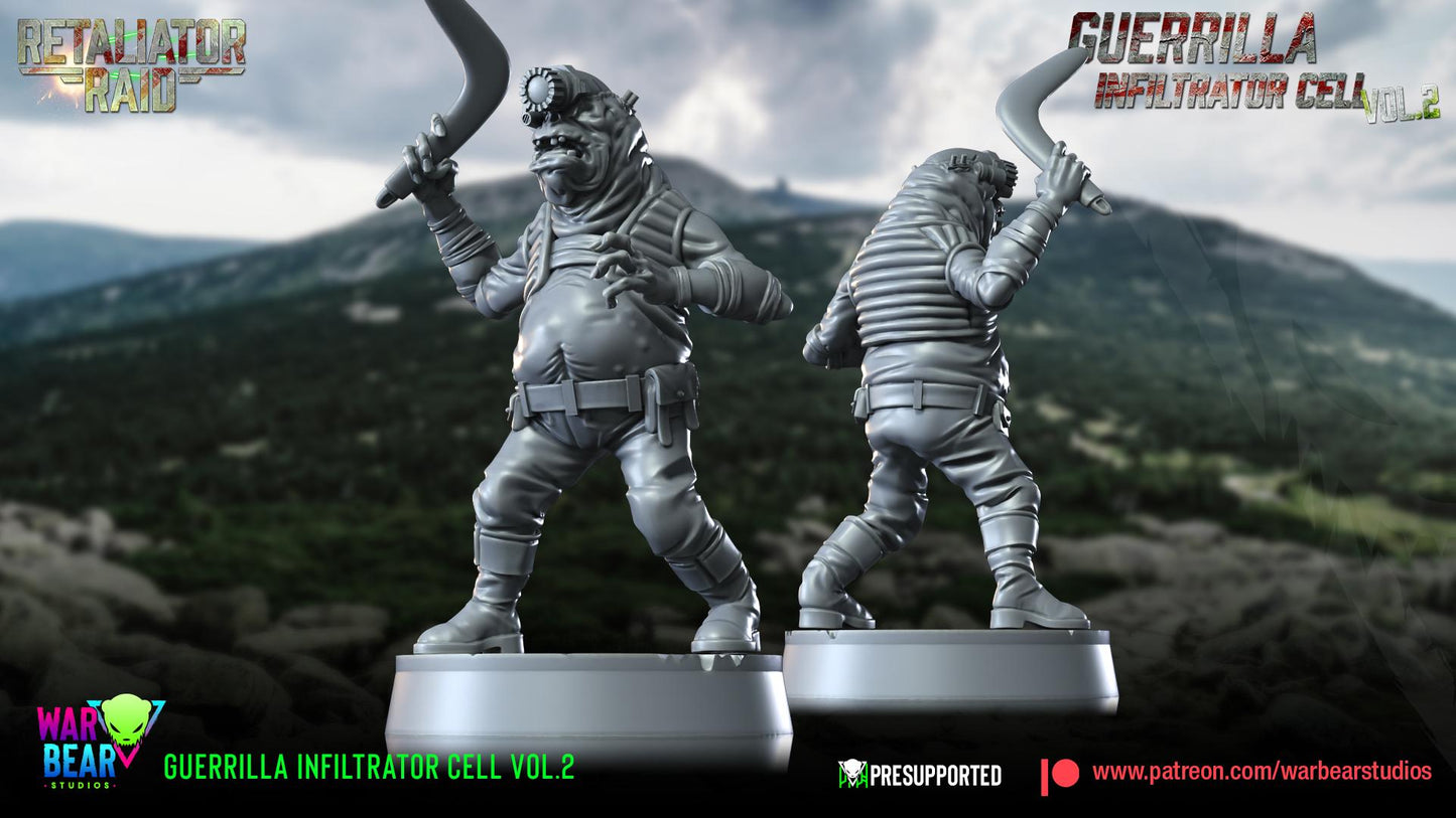 Guerrilla Infiltrators - set of 7 (Sculpted by War Bear Studios)