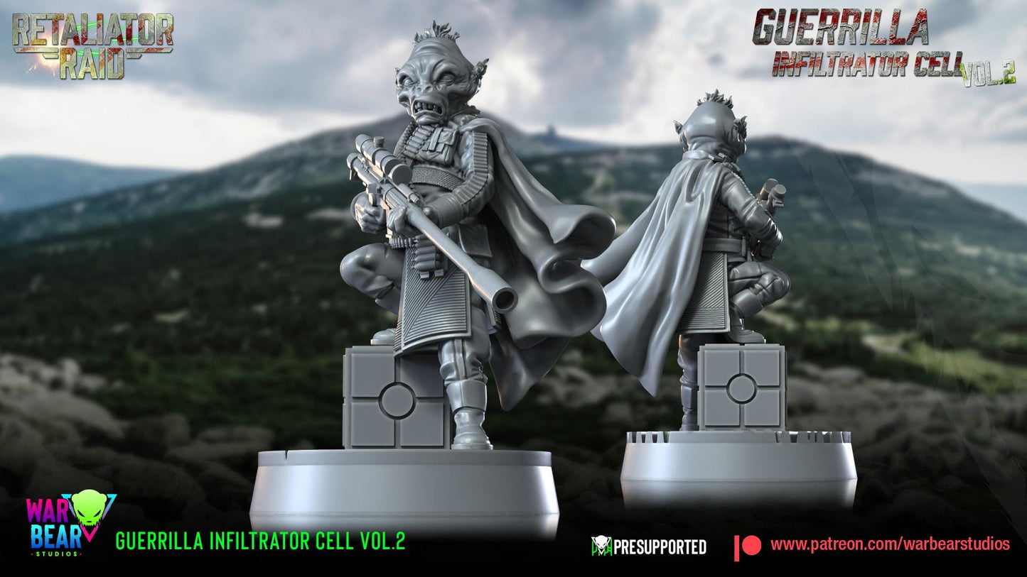 Guerrilla Infiltrators - set of 7 (Sculpted by War Bear Studios)