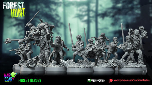 Forest Heroes (Sculpted by War Bear Studios)