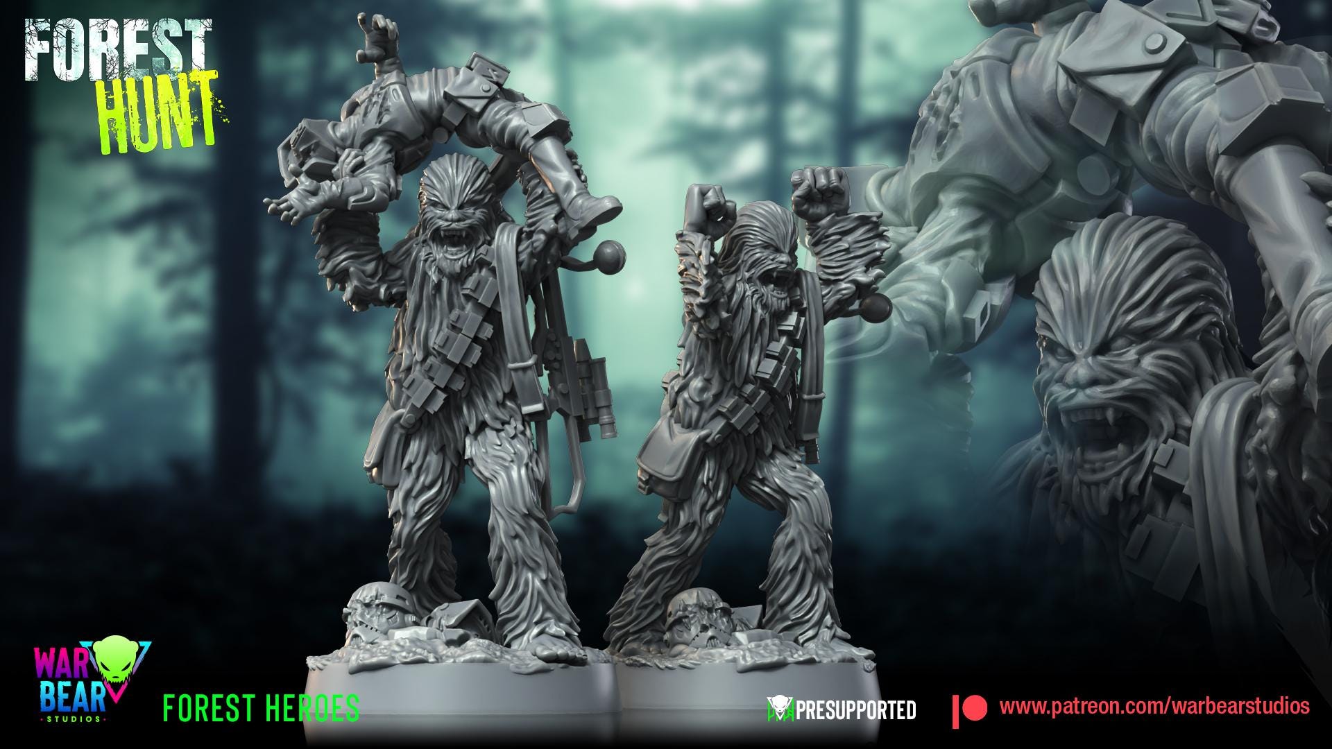 Forest Heroes (Sculpted by War Bear Studios)