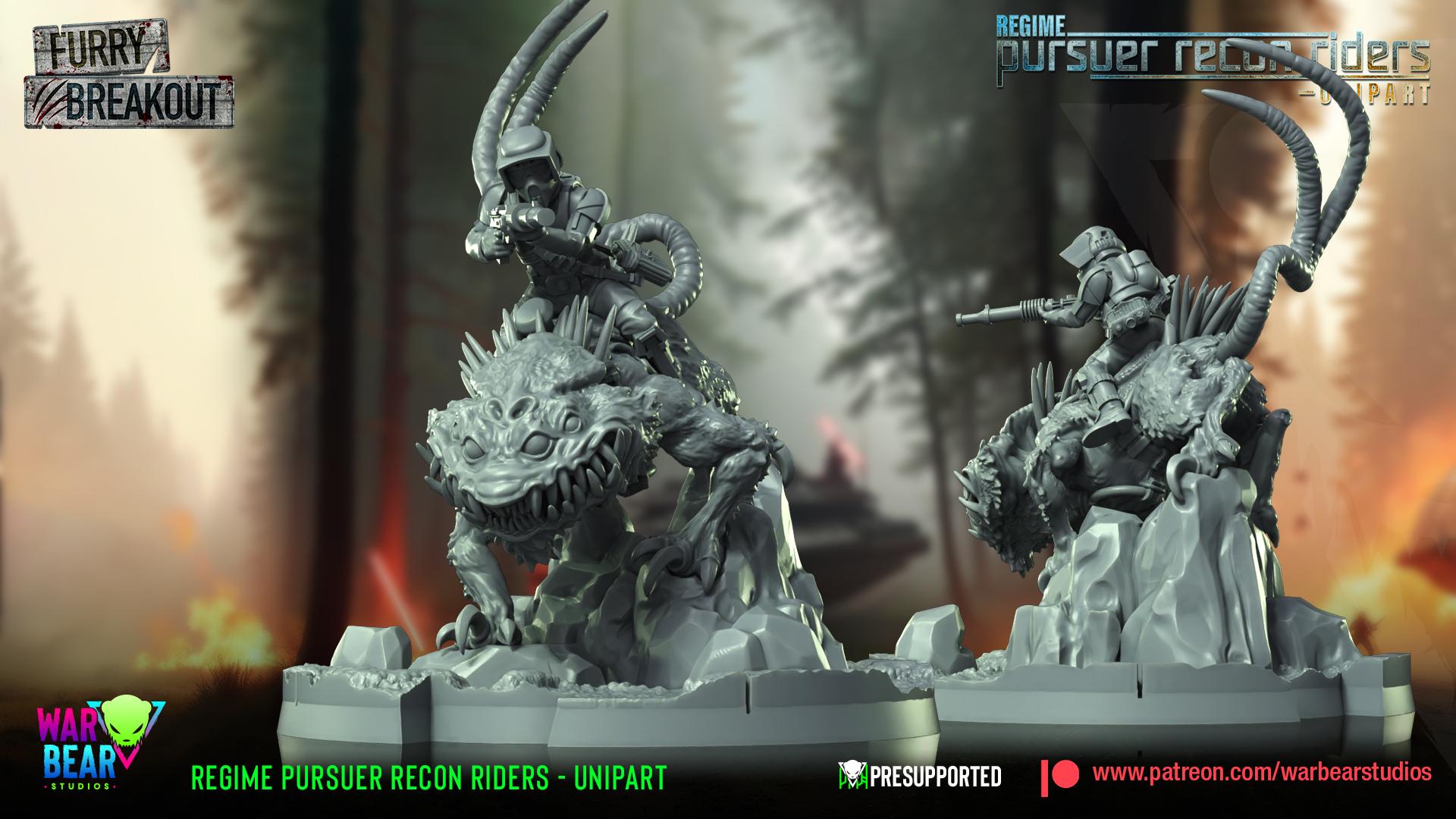 Recon Riders (Sculpted by War Bear Studios)