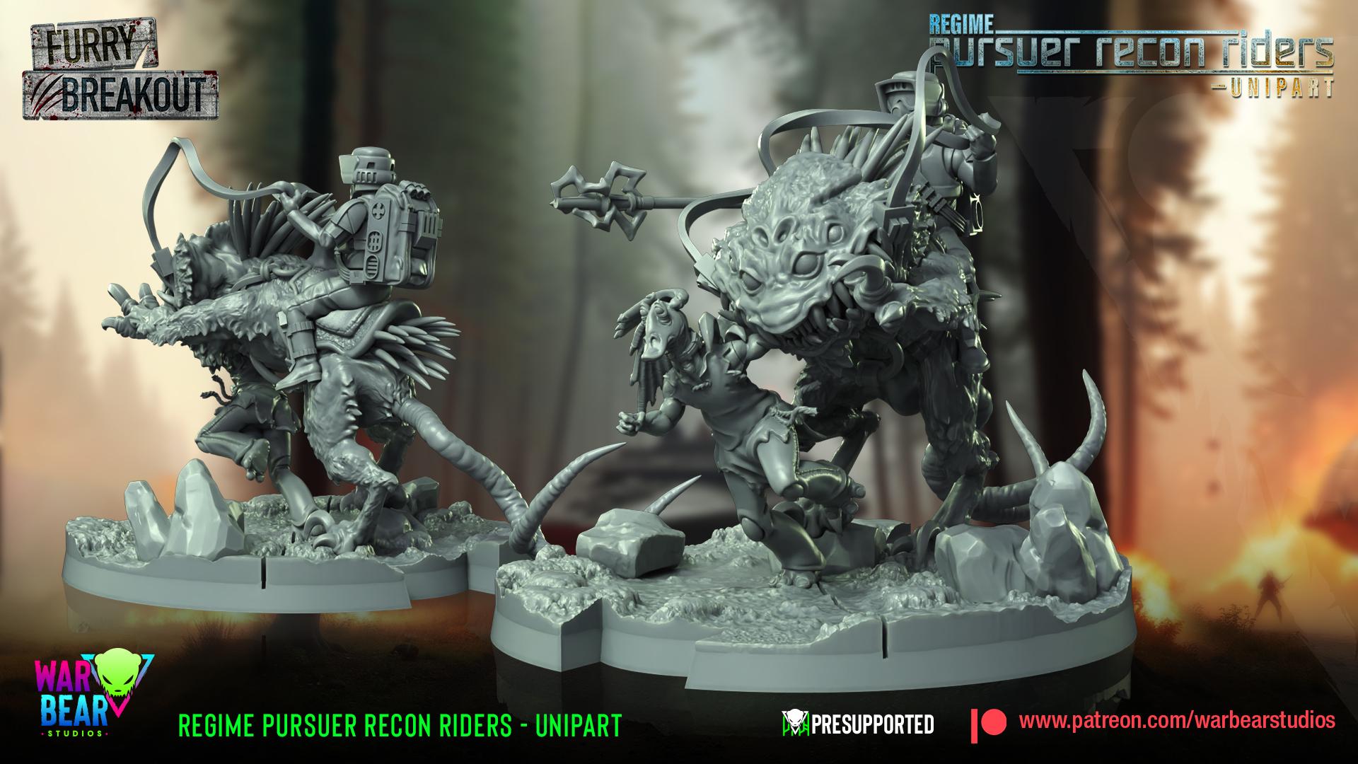Recon Riders (Sculpted by War Bear Studios)