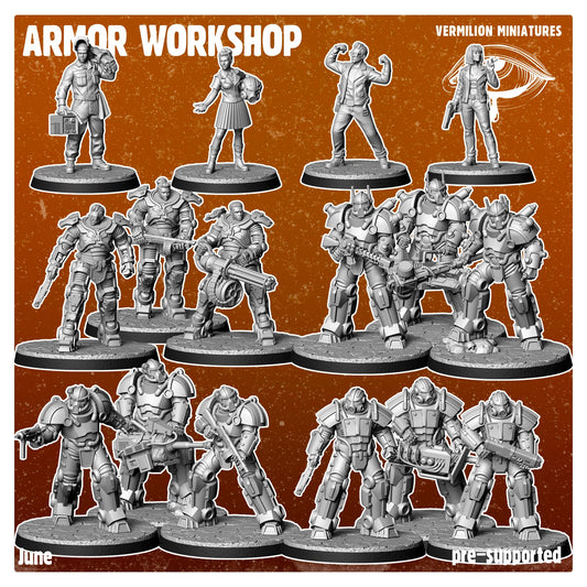 Armor Workshop - Full Warband (Sculpted by Vermillion Miniatures)