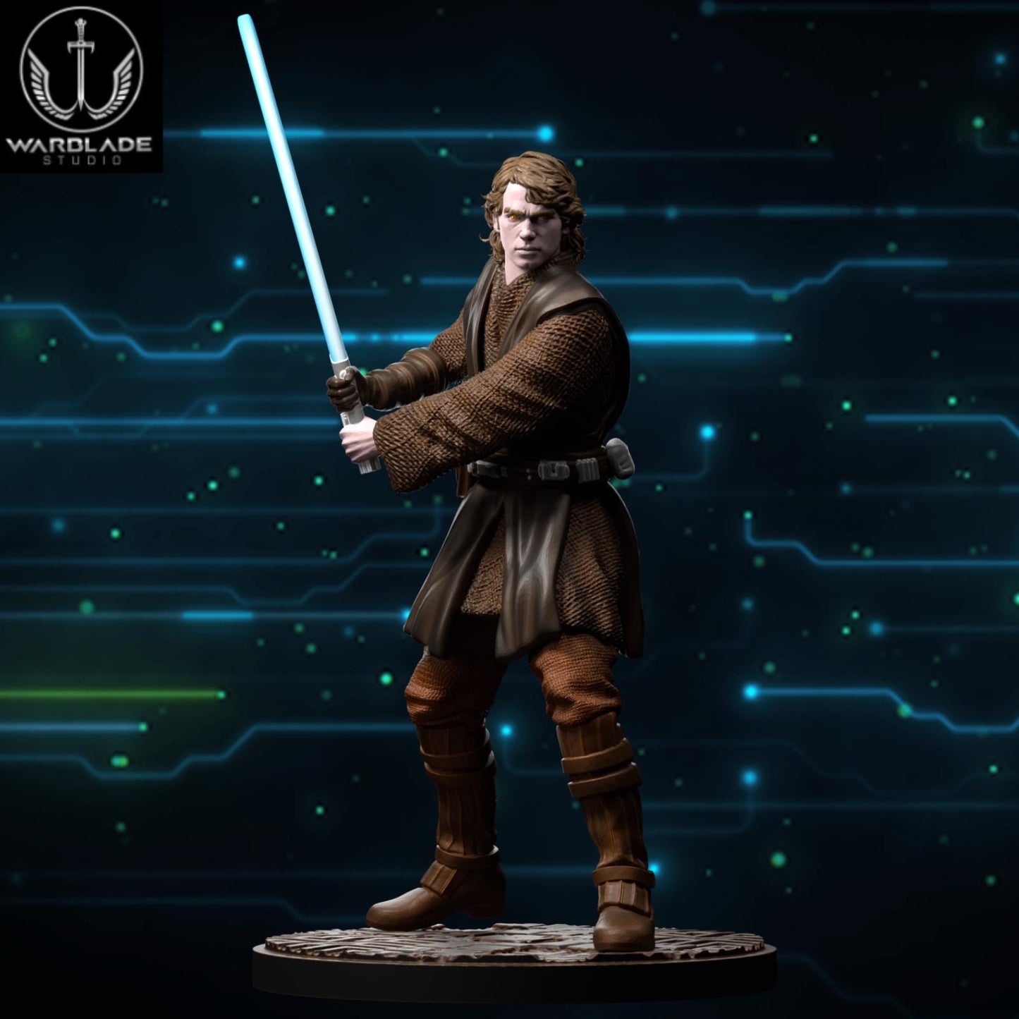 Anakin - Fan Art (40mm miniature - sculpted by Warblade Studios)