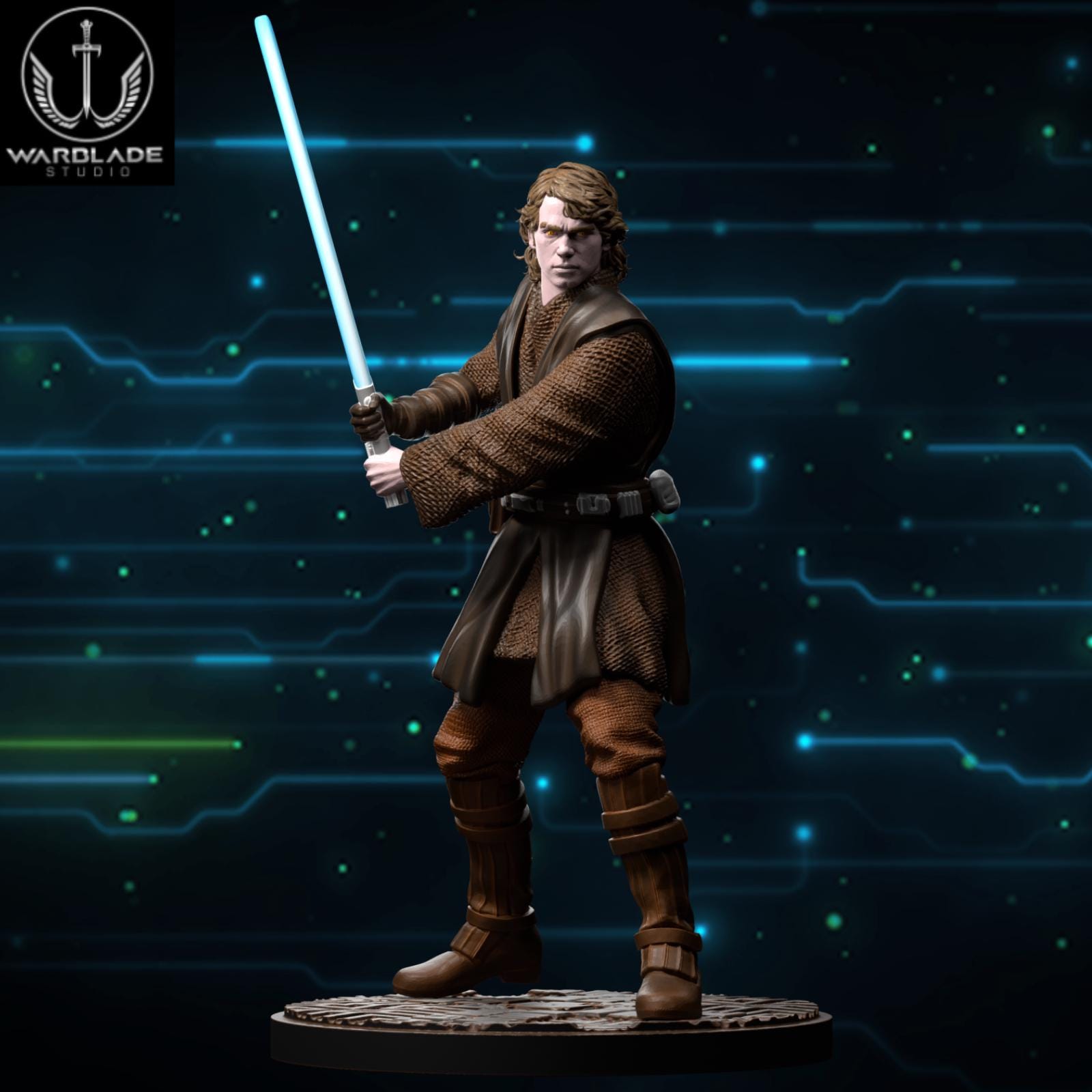 Anakin - Fan Art (40mm miniature - sculpted by Warblade Studios)