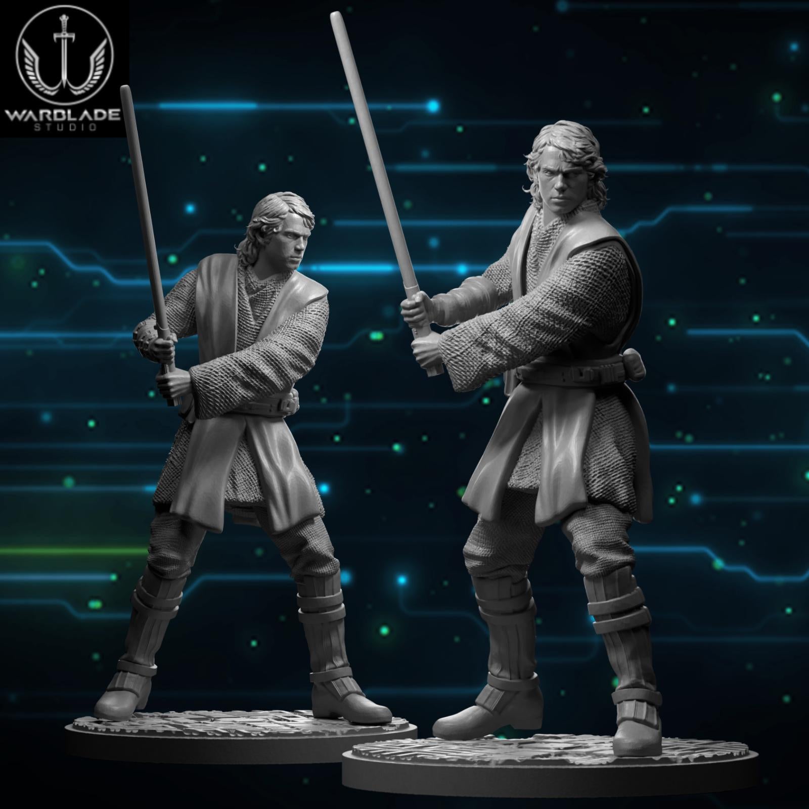 Anakin - Fan Art (40mm miniature - sculpted by Warblade Studios)