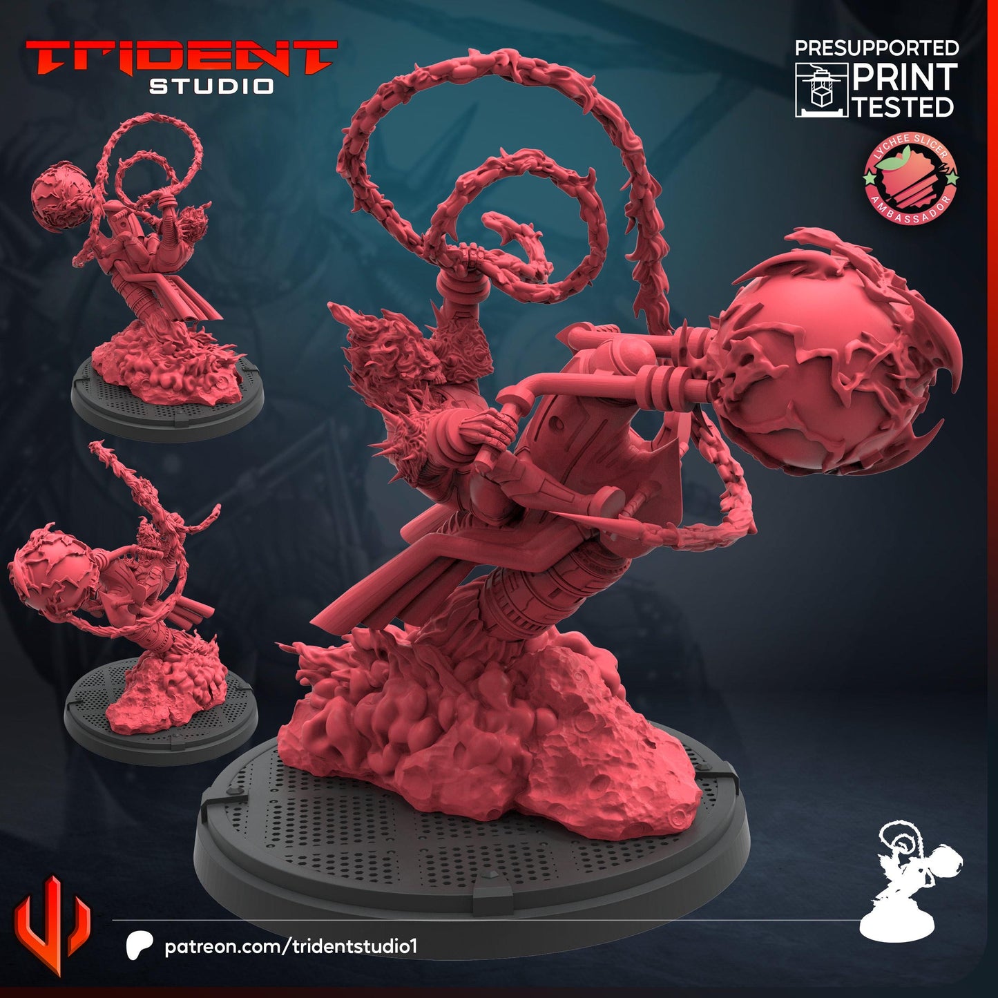 Cosmic Ghost Rider (Fan art sculpted by Trident Studio) (Crisis Protocol Proxy/Alternative)