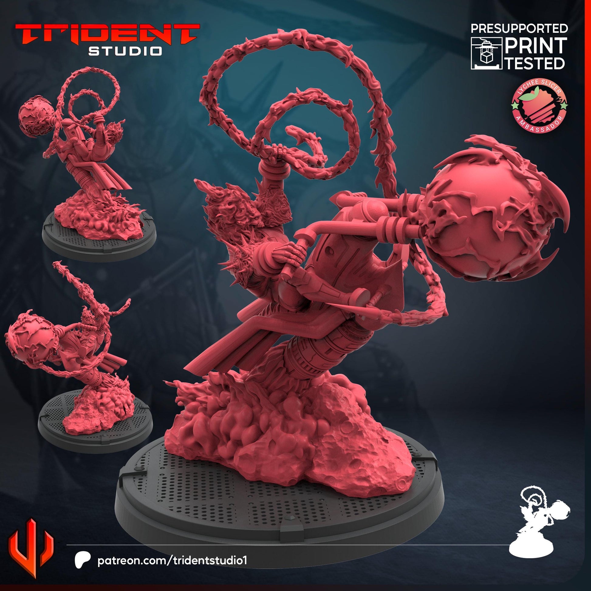 Cosmic Ghost Rider (Fan art sculpted by Trident Studio) (Crisis Protocol Proxy/Alternative)