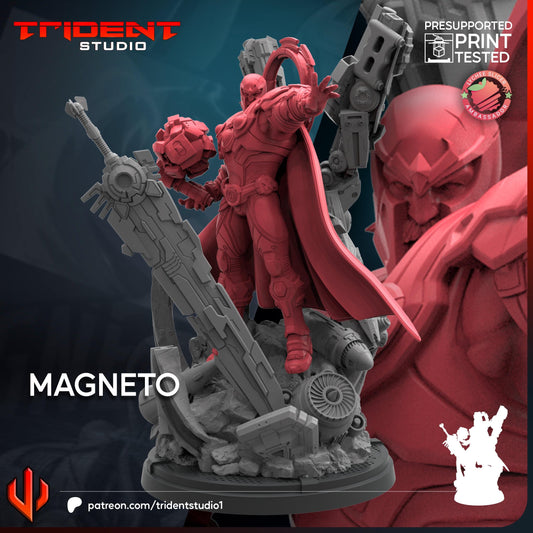 Magneto - Rivals (Fan art sculpted by Trident Studio) (Crisis Protocol Proxy/Alternative)