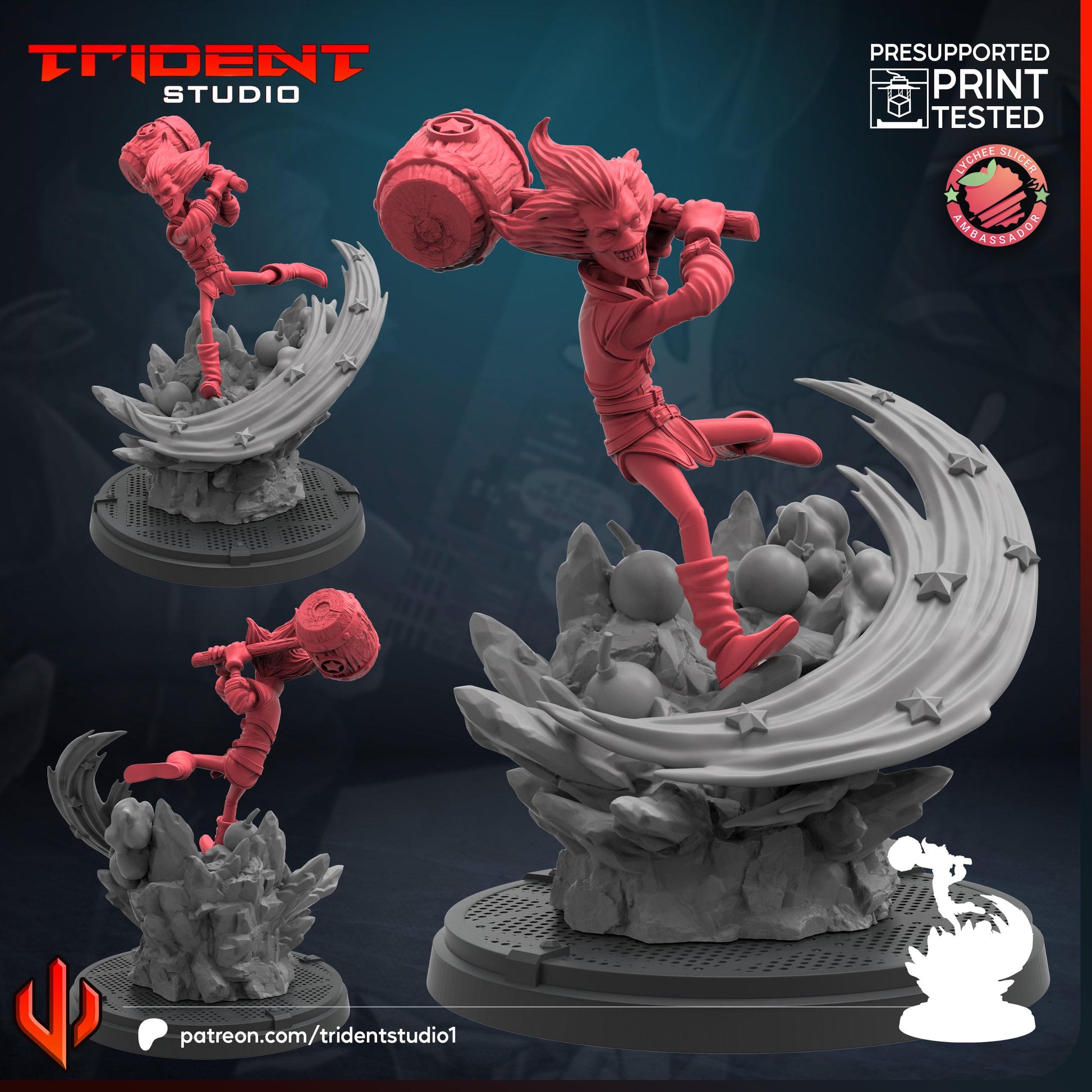 Slapstick (Fan art sculpted by Trident Studio) (Crisis Protocol Proxy/Alternative)