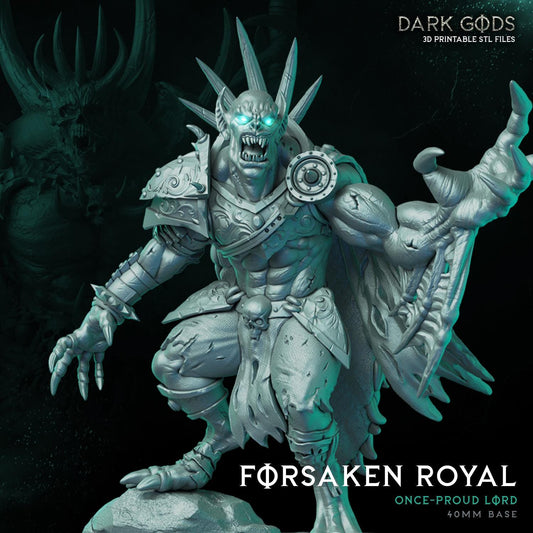 Forsaken Lord on 40mm base - Sculpted by Dark Gods